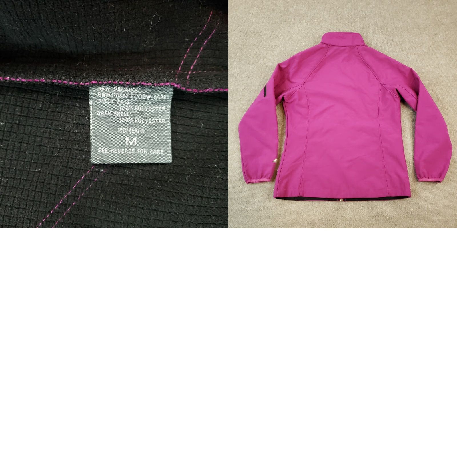 New Balance New Balance Windbreaker Jacket Womens M Purple Full Zip Mock Neck Everyday Casual 90s? Size M / US 6-8 / IT 42-44 - 8 Thumbnail