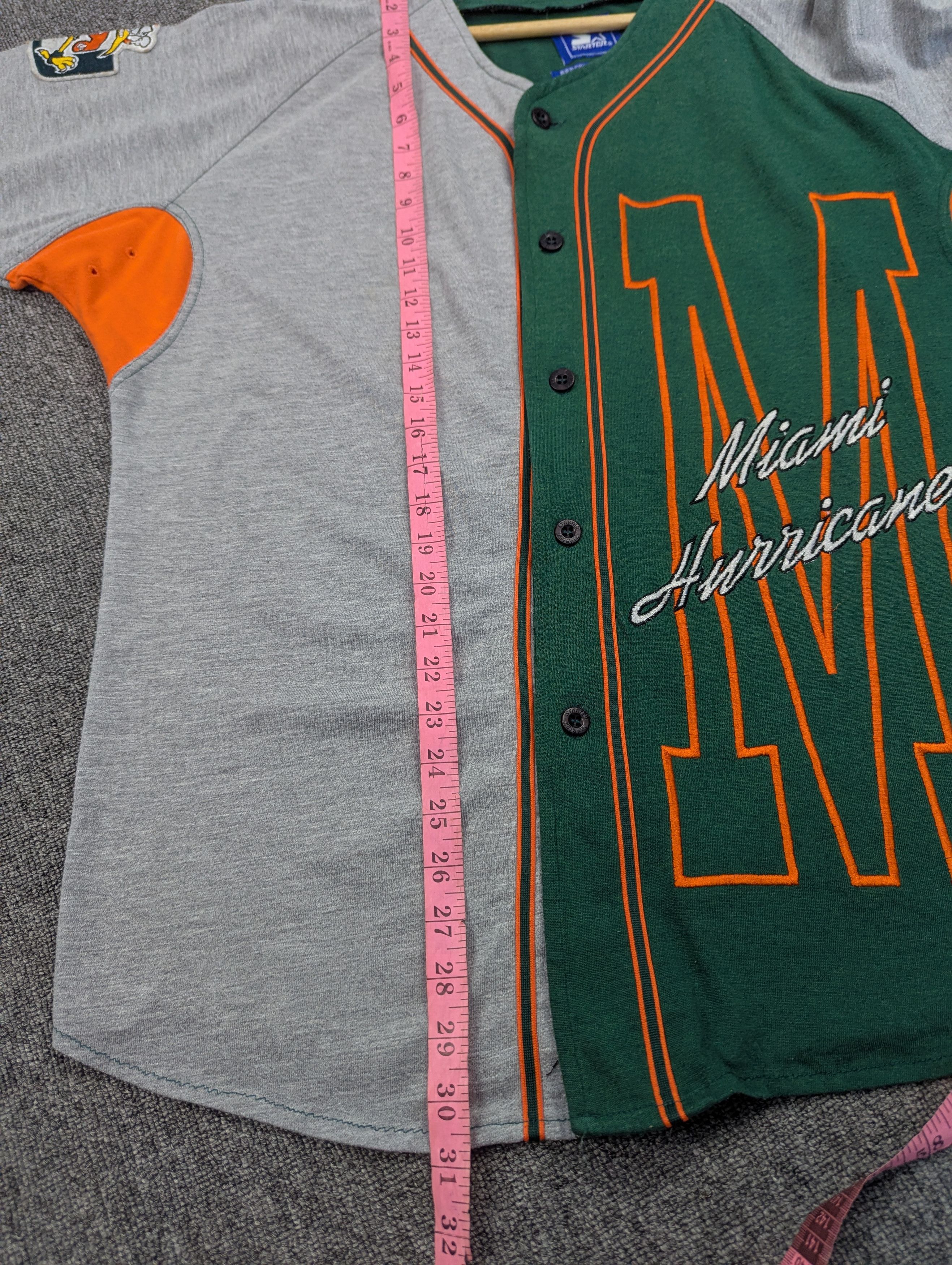 Starter Vintage Starter Miami Hurricanes Baseball Jersey Size US M / EU 48-50 / 2 - 12 Thumbnail