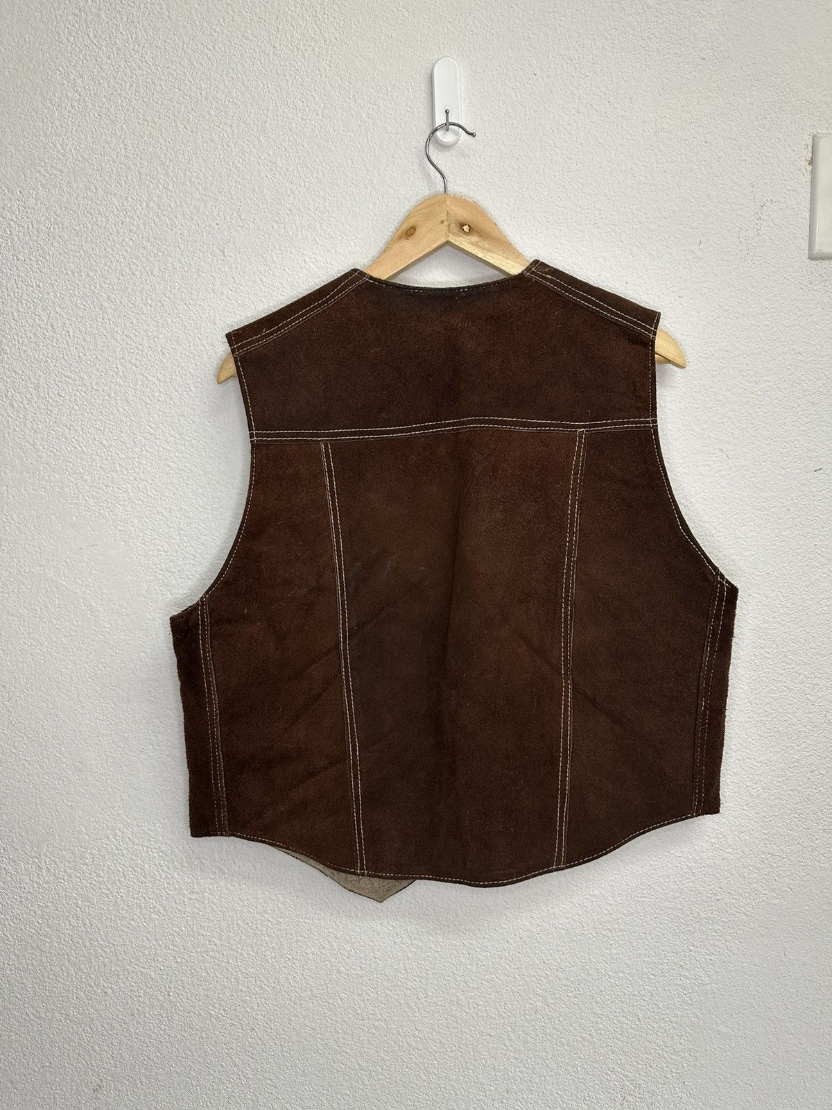Other Vintage Bronson Leather Vest Size US L / EU 52-54 / 3 - 2 Thumbnail