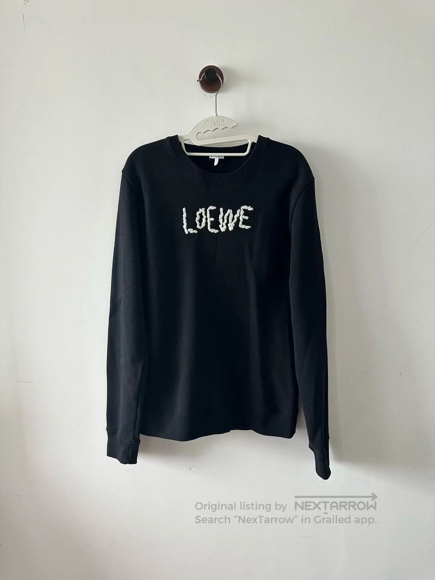 Loewe Loewe Black embroidered logo hoodie| Size M / US 6-8 / IT 42-44 - 1 Thumbnail