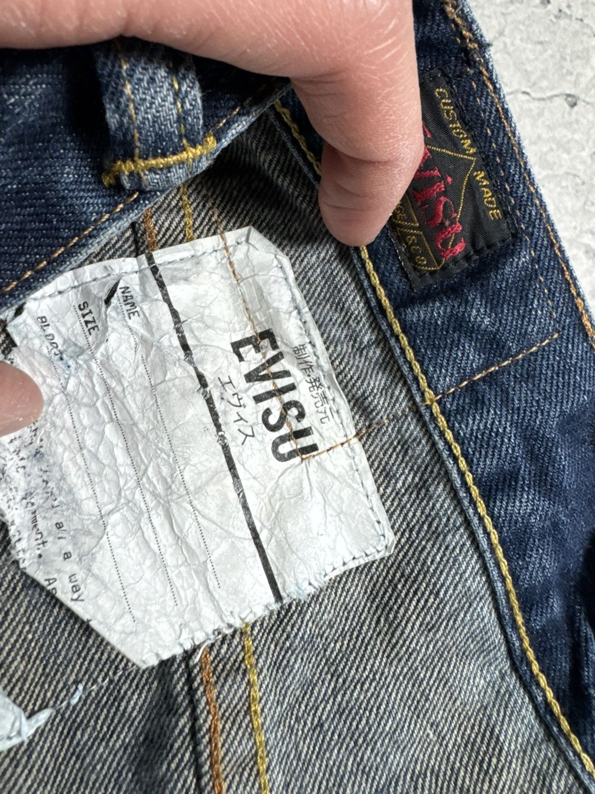 Evisu Evisu Denim Shorts Jeans Big Logo Size S Casual Size US 30 / EU 46 - 6 Thumbnail