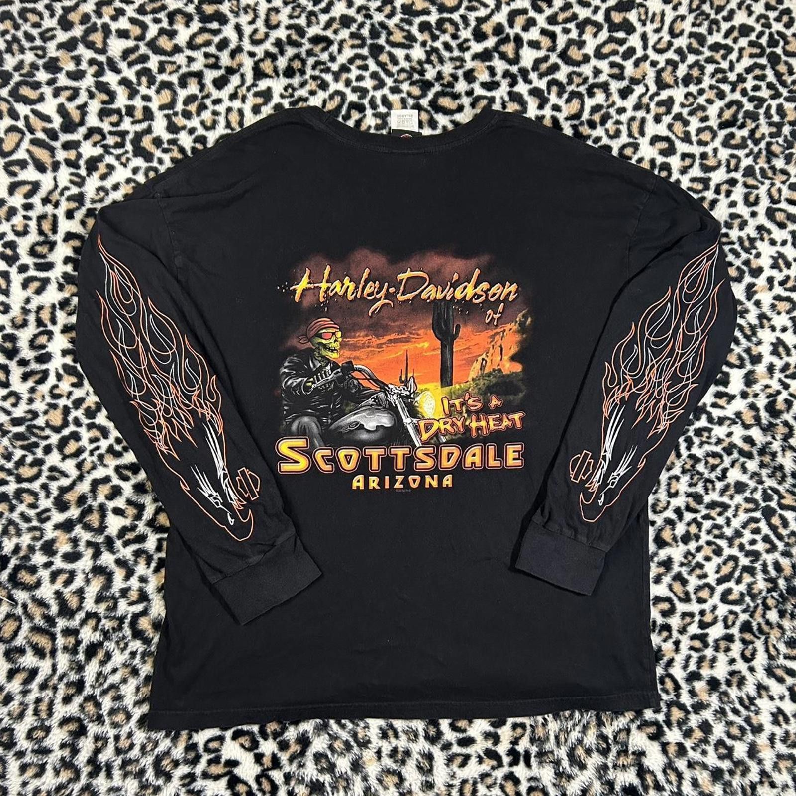 Harley Davidson Vintage Harley Davidson Flames Long Sleeve Size XXL Size US XXL / EU 58 / 5 - 2 Thumbnail
