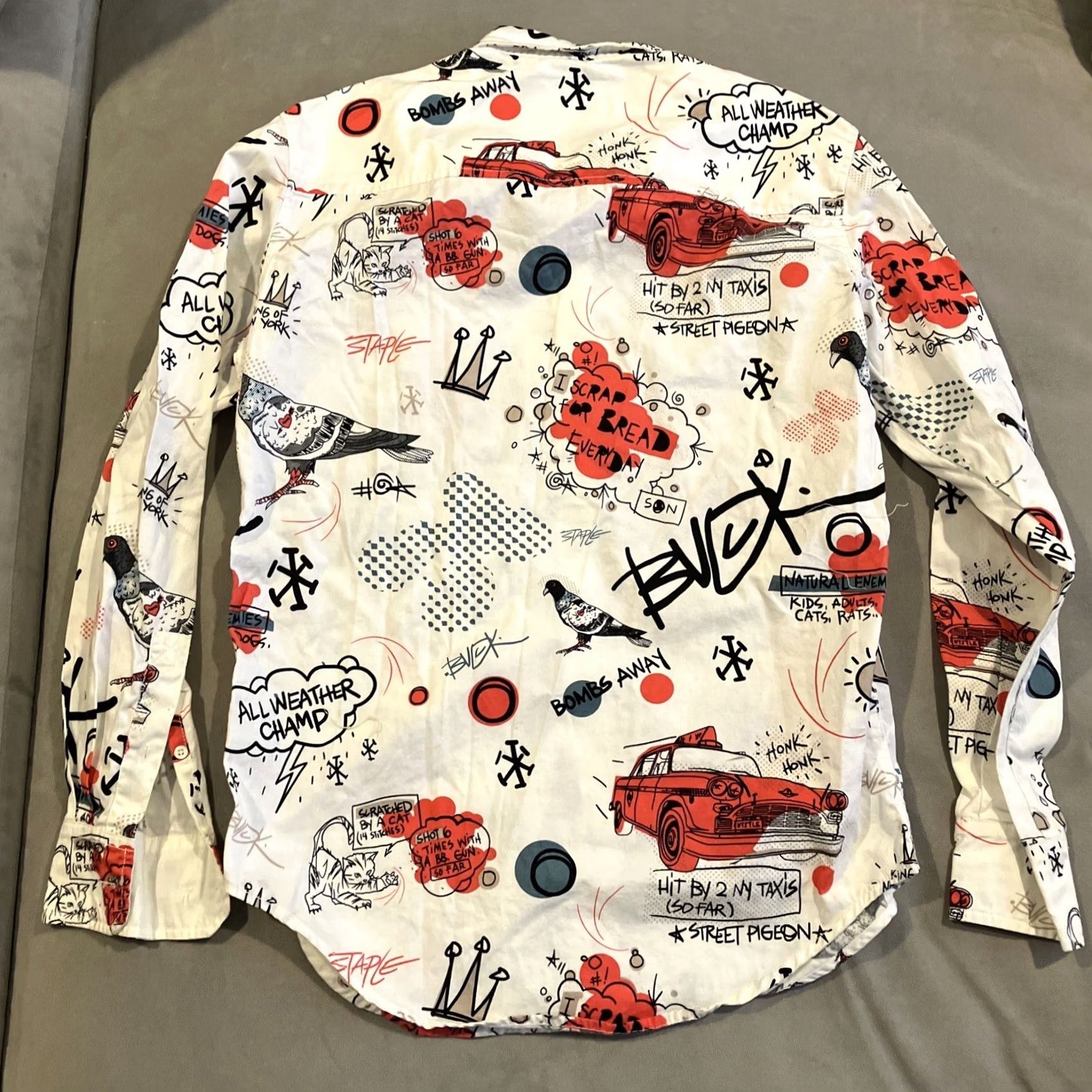 Vintage VINTAGE Staple Pigeon X Joe Buck De La Soul Button Down Long Sleeve Small Men Size US S / EU 44-46 / 1 - 4 Thumbnail