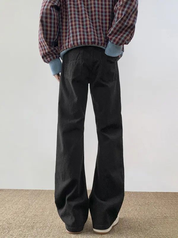 Japanese Brand Retro loose high street straight leg jeans Size US 32 / EU 48 - 4 Thumbnail