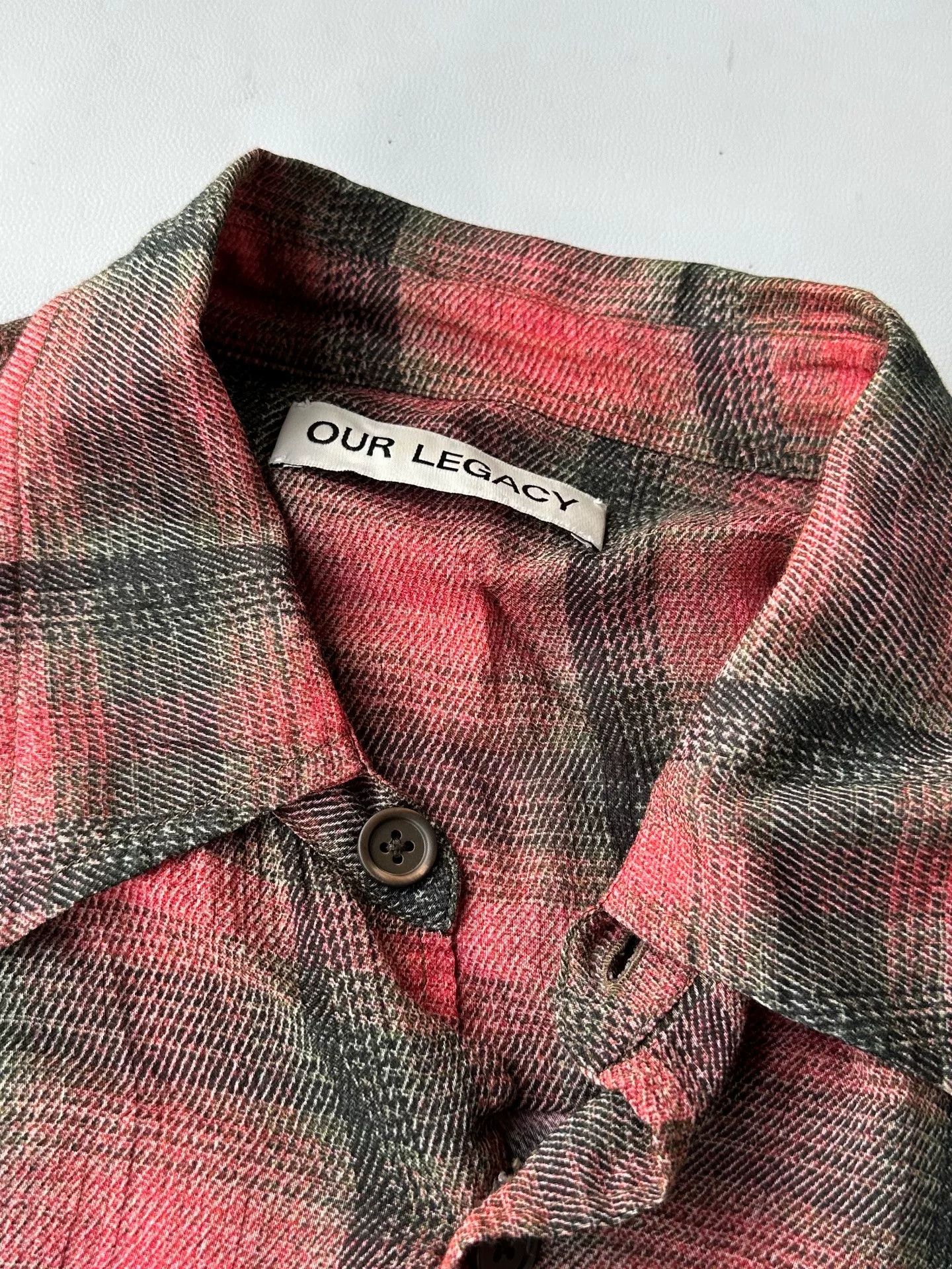 Our Legacy OUR LEGACY SS23 Plaid Collared Shirt Size US M / EU 48-50 / 2 - 1 Thumbnail