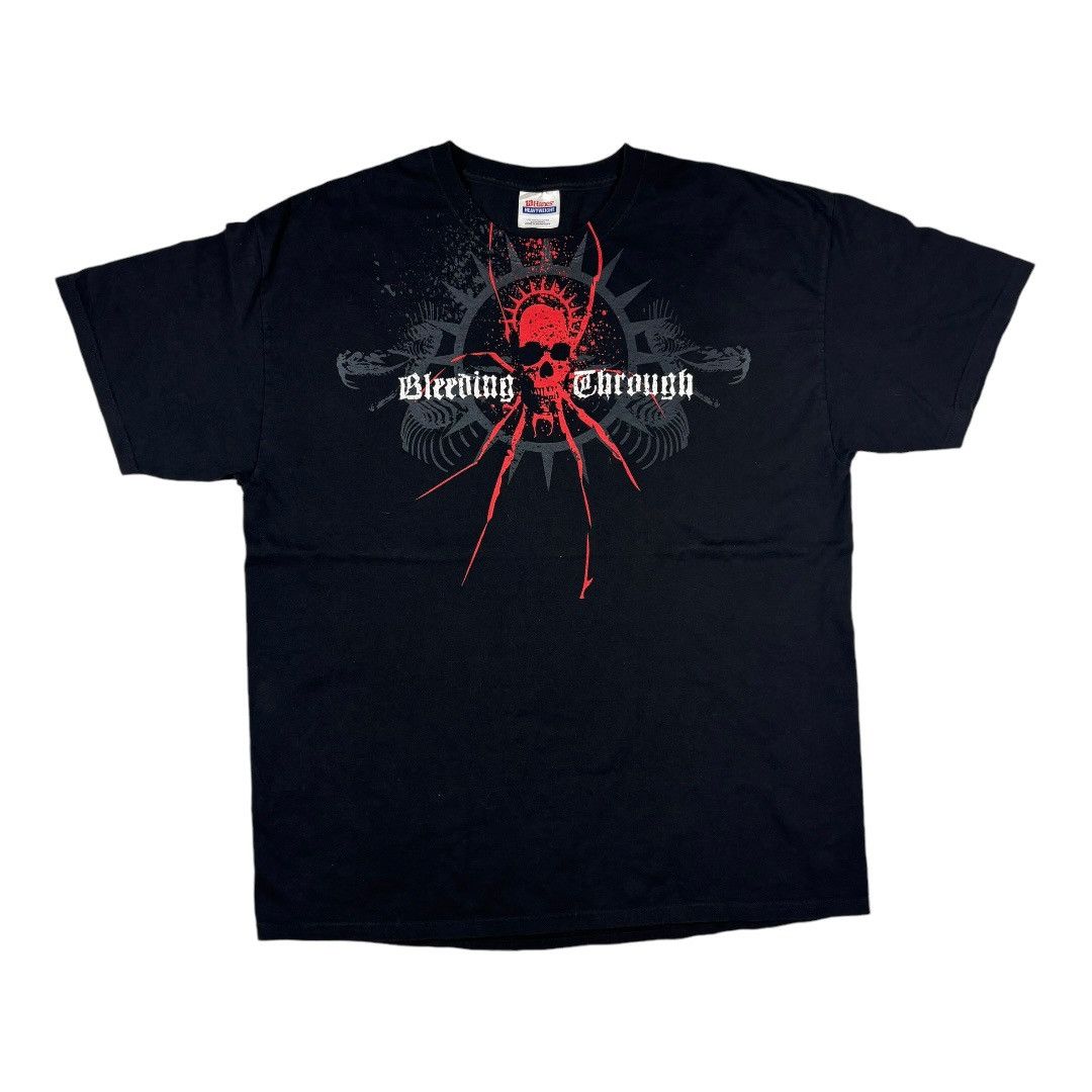 Band Tees Bleeding through - Skull spider 00’s Size US XL / EU 56 / 4 - 1 Thumbnail