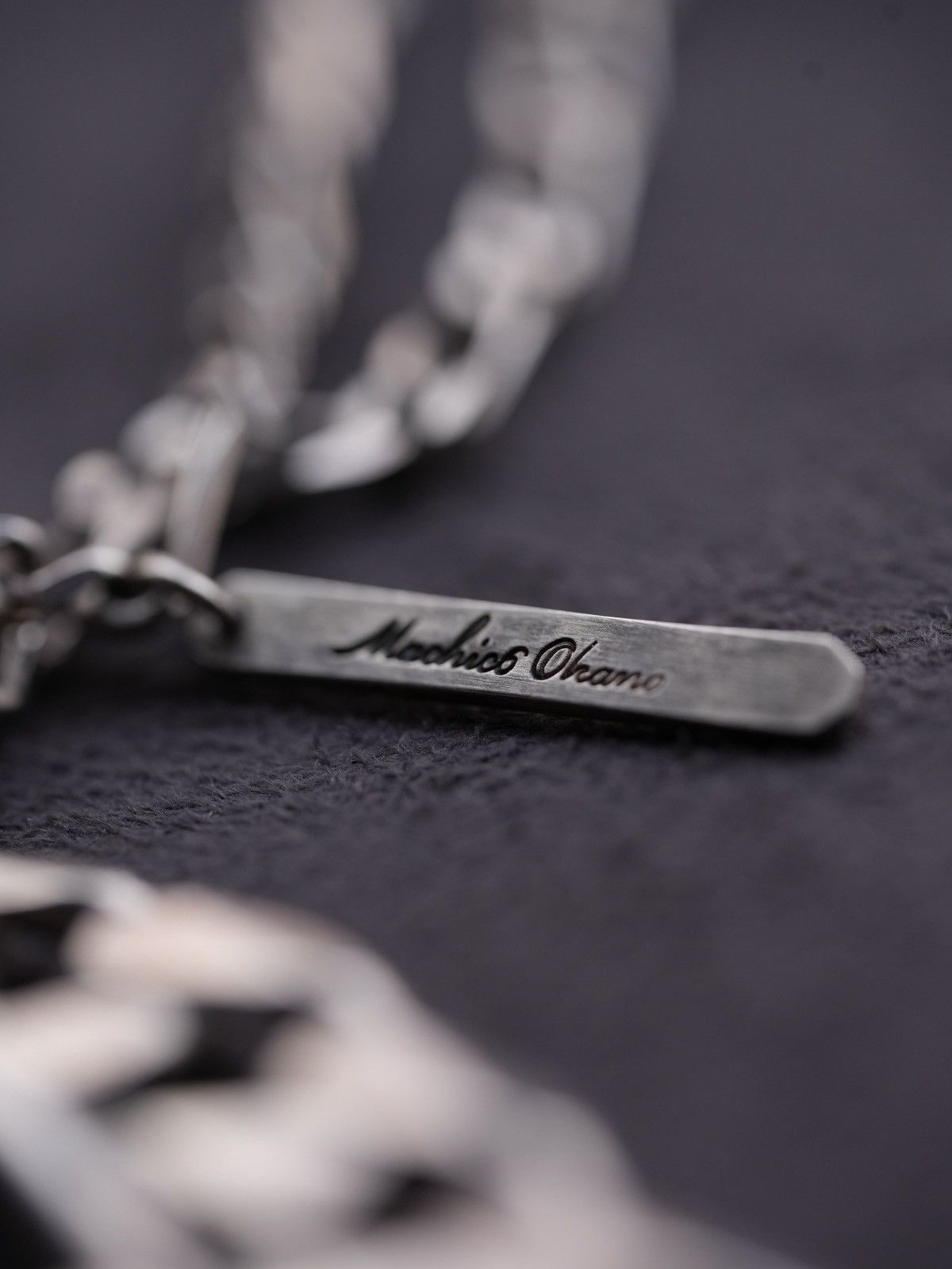 Japanese Brand Sakazuki Tazuna – Vintage Silver Necklace by Machico Okano Size ONE SIZE - 4 Thumbnail