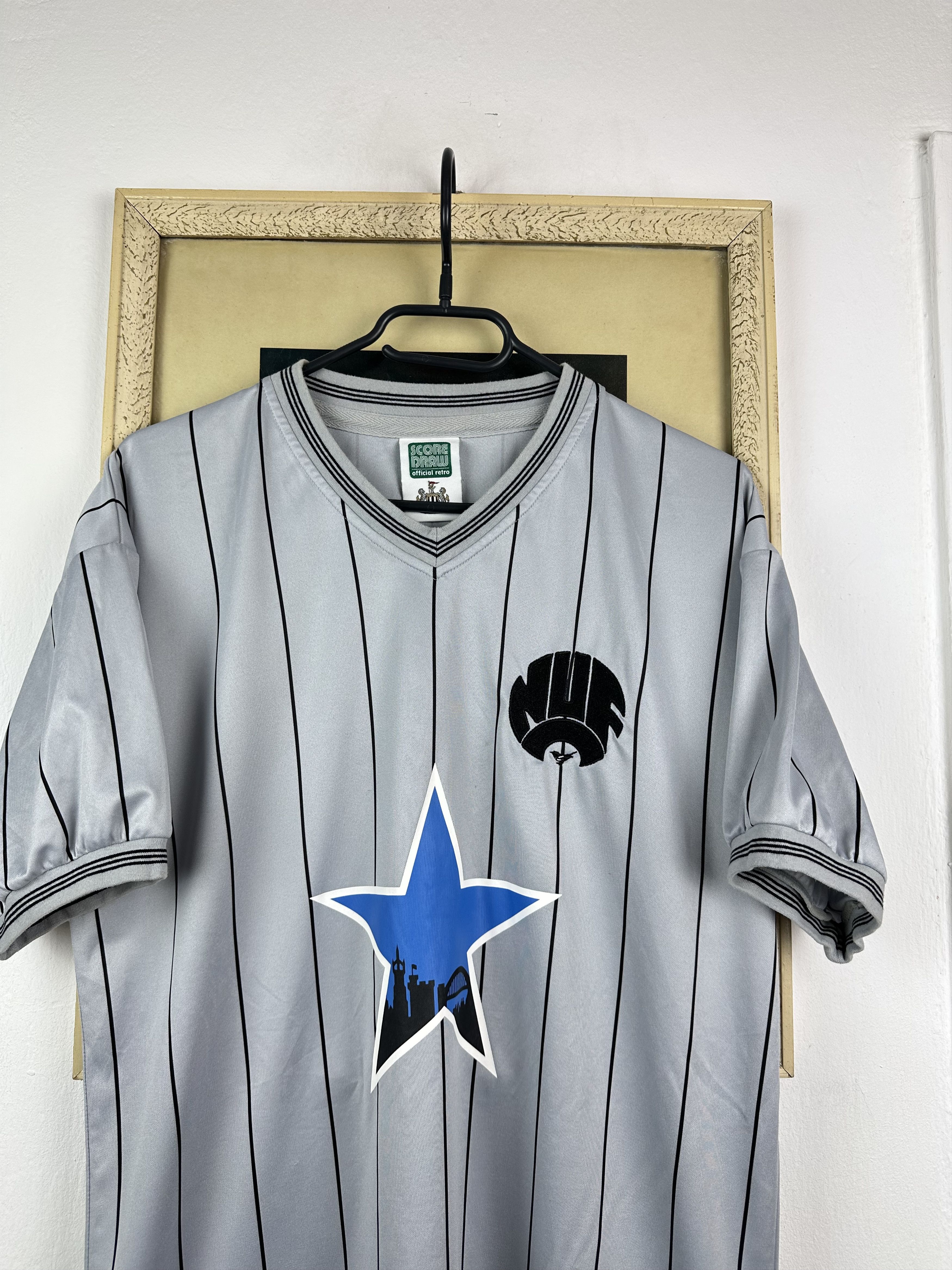Other Newcastle football shirt 1983 Soccer Jersey Score Draw Rare Size US M / EU 48-50 / 2 - 2 Thumbnail