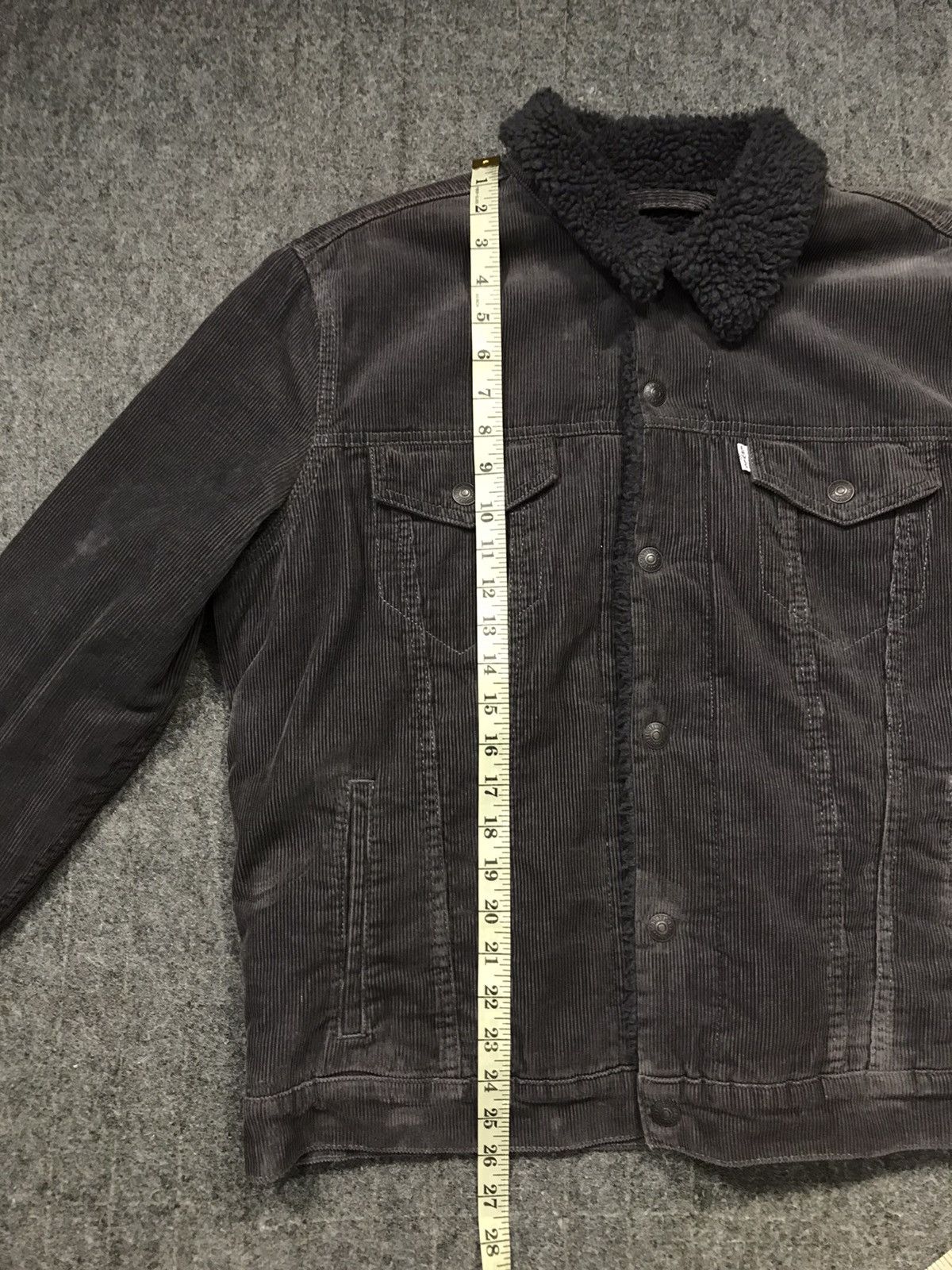 Japanese Brand Vtg Levi’s Strauss Sherpa Jacket Corduroy Distressed Design Size US L / EU 52-54 / 3 - 19 Thumbnail