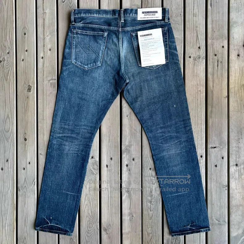 Neighborhood Neighborhood size L Blue Denim Jeans Size US 28 / EU 44 - 2 Thumbnail