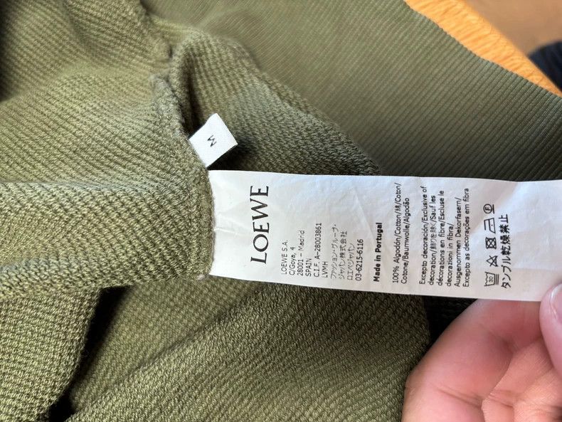 Loewe LOEWE Green hooded hoodie Size M / US 6-8 / IT 42-44 - 5 Thumbnail
