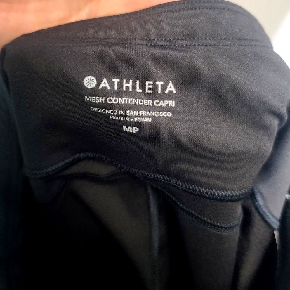 Athleta Athleta Contender Mesh Crop Size 30" / US 8 / IT 44 - 5 Thumbnail