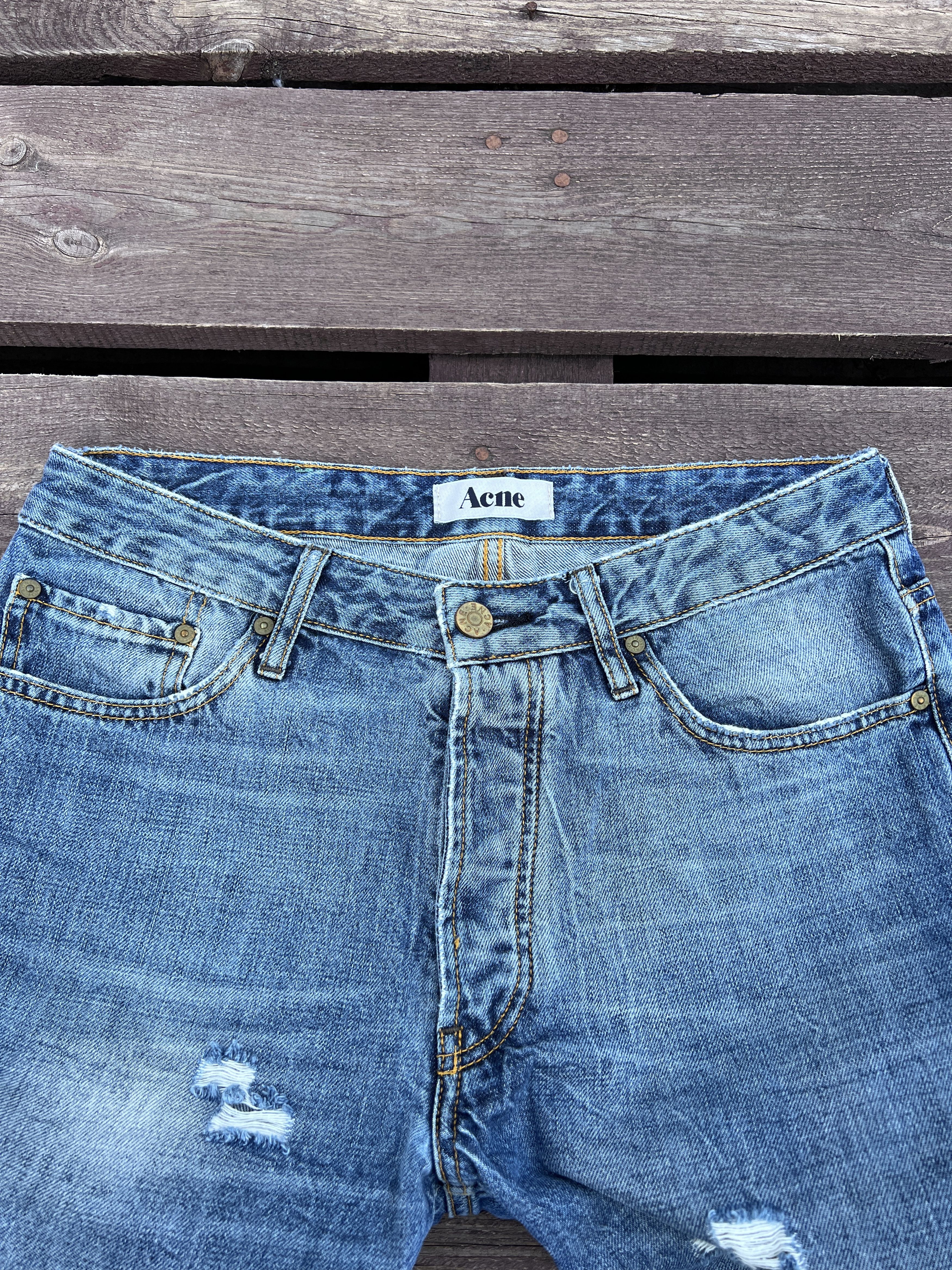 Acne Studios Acne Studios Vintage Generic Girl Distressed Denim Jeans Size 29" - 15 Thumbnail