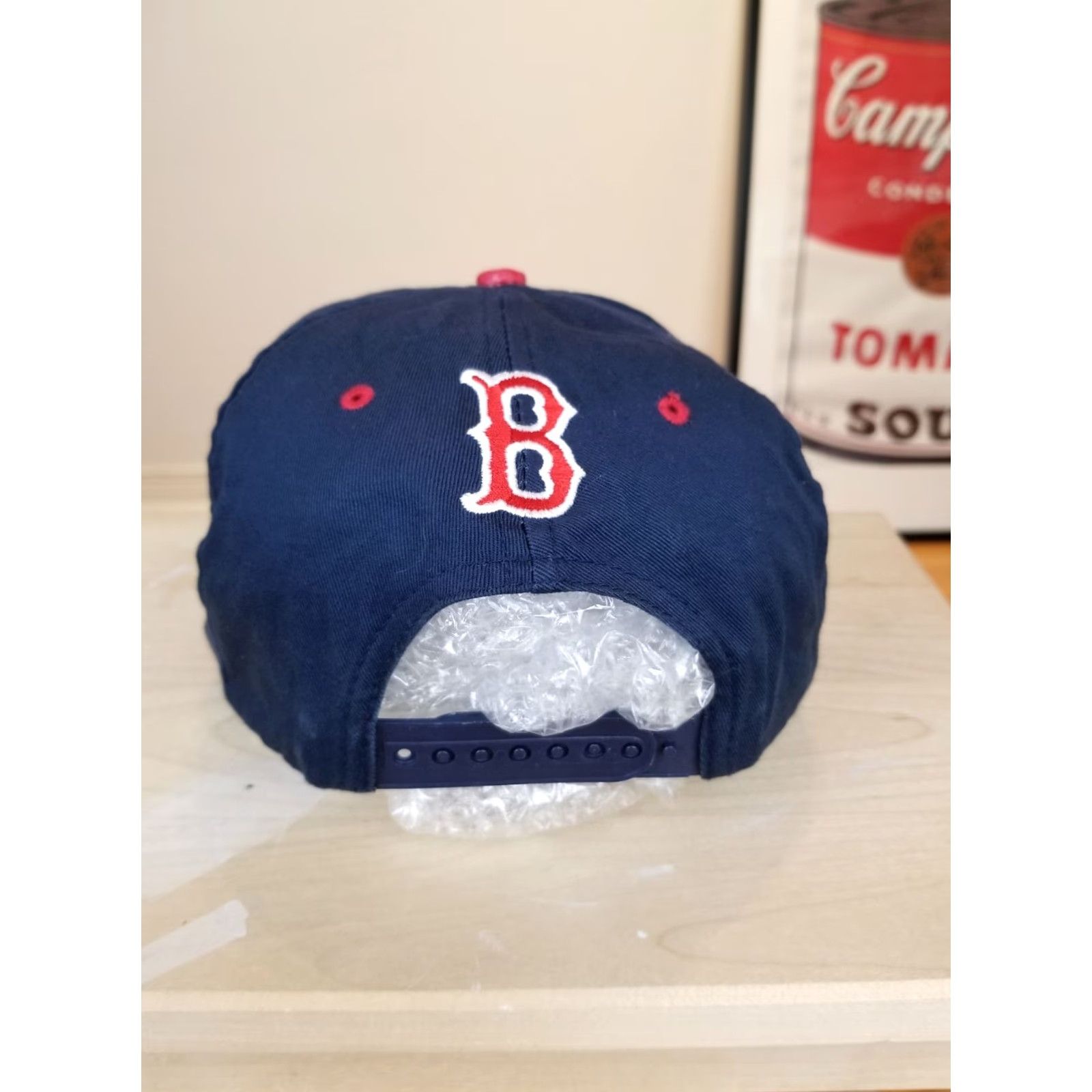 Undefeated VINTAGE Boston Red Sox MLB Baseball Snapback Cap Hat Men One Size Blue Cotton Adjustable Undefeated Shirt? Size ONE SIZE - 3 Thumbnail