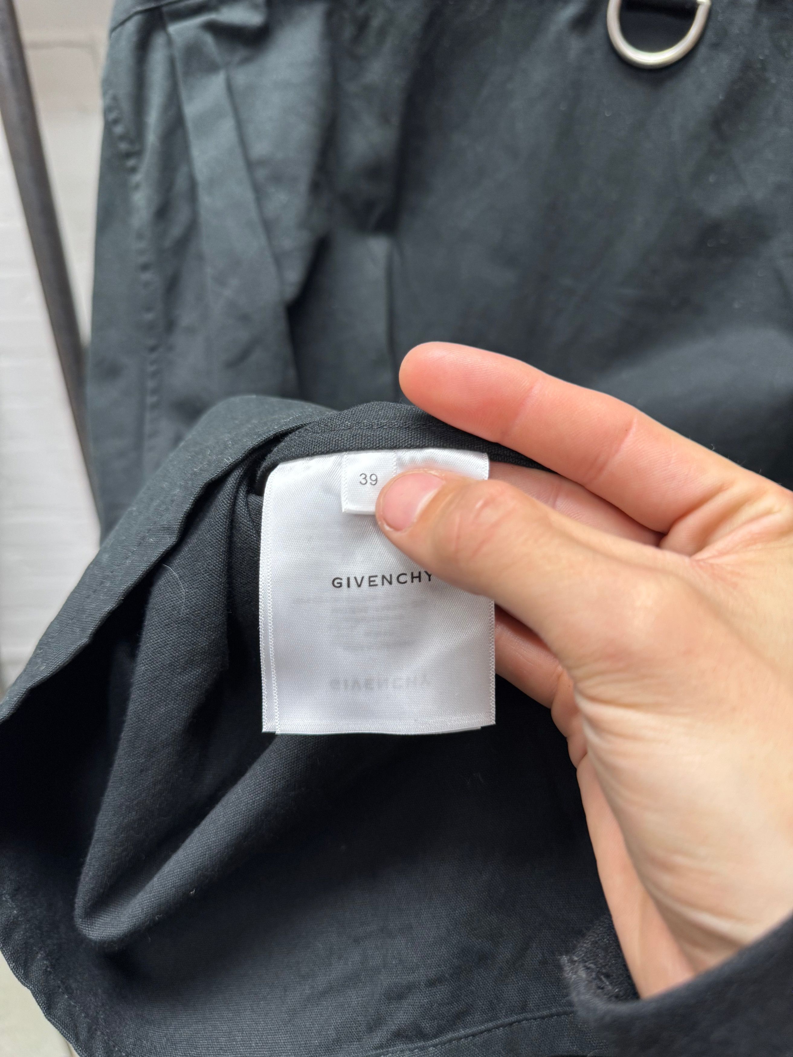 Givenchy Givenchy by Matthew Williams Layered Black Studded D-Ring Work Jacket Size US L / EU 52-54 / 3 - 5 Thumbnail
