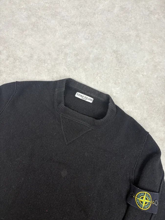 Stone Island Stone Island Black Wool Minimalist Sweater Size US S / EU 44-46 / 1 - 5 Thumbnail