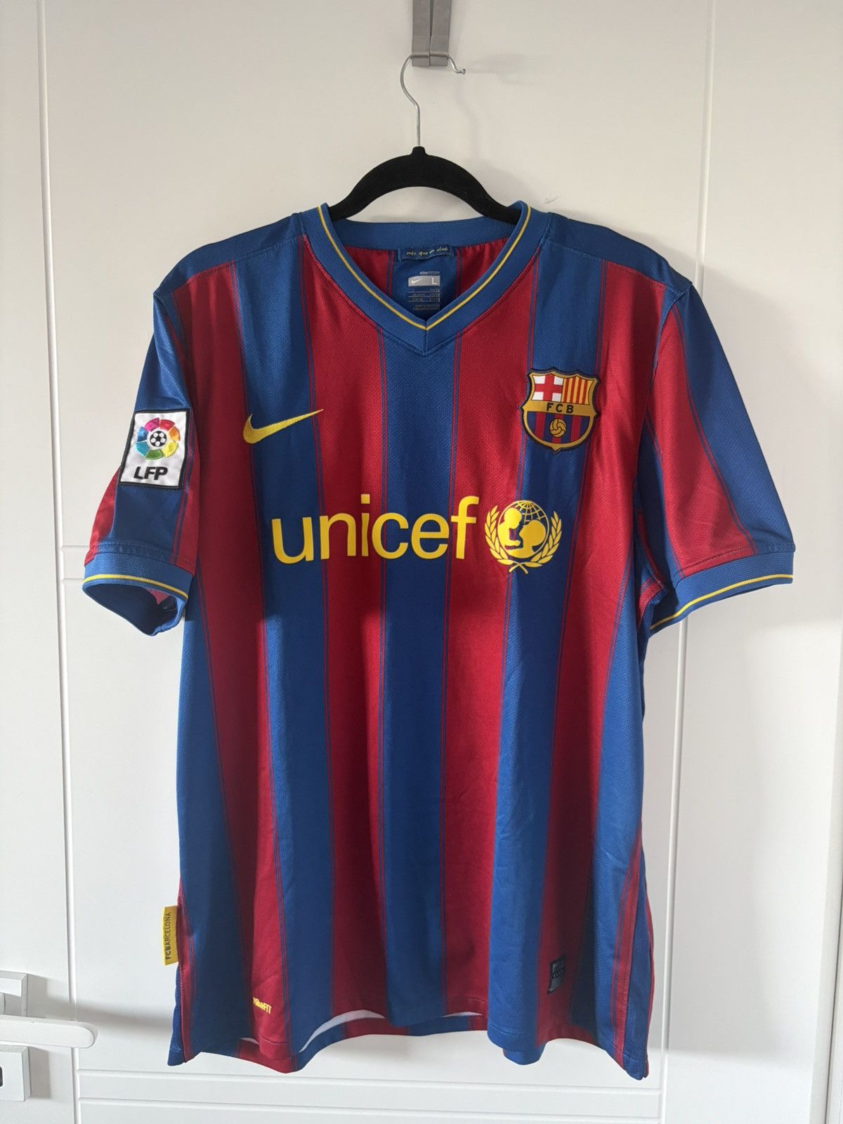 Barcelona nike 2009/2010 domowa Puyol — zdjęcie 5