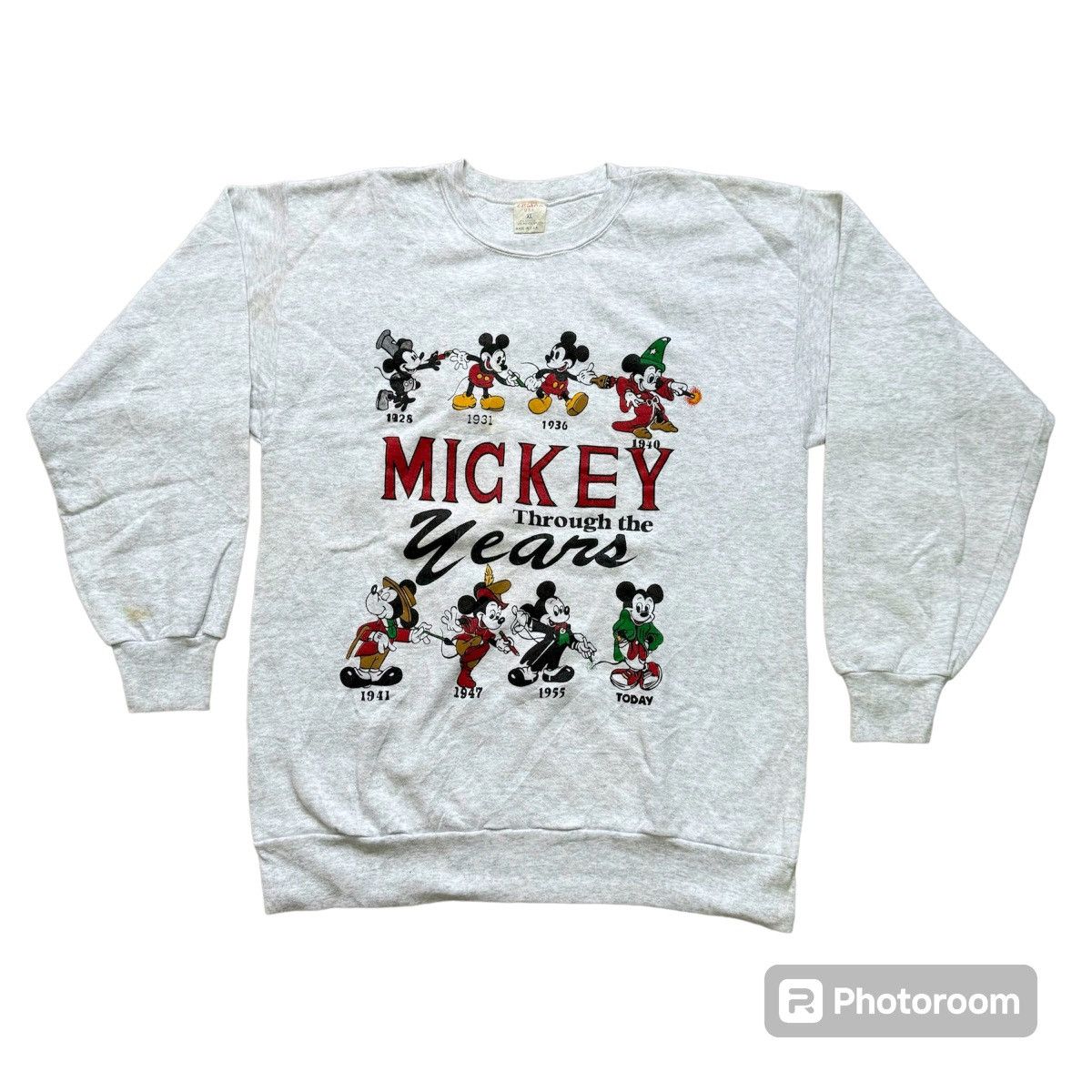 Disney × Mickey Mouse × Vintage Vintage 90s Mickey Mouse Through 