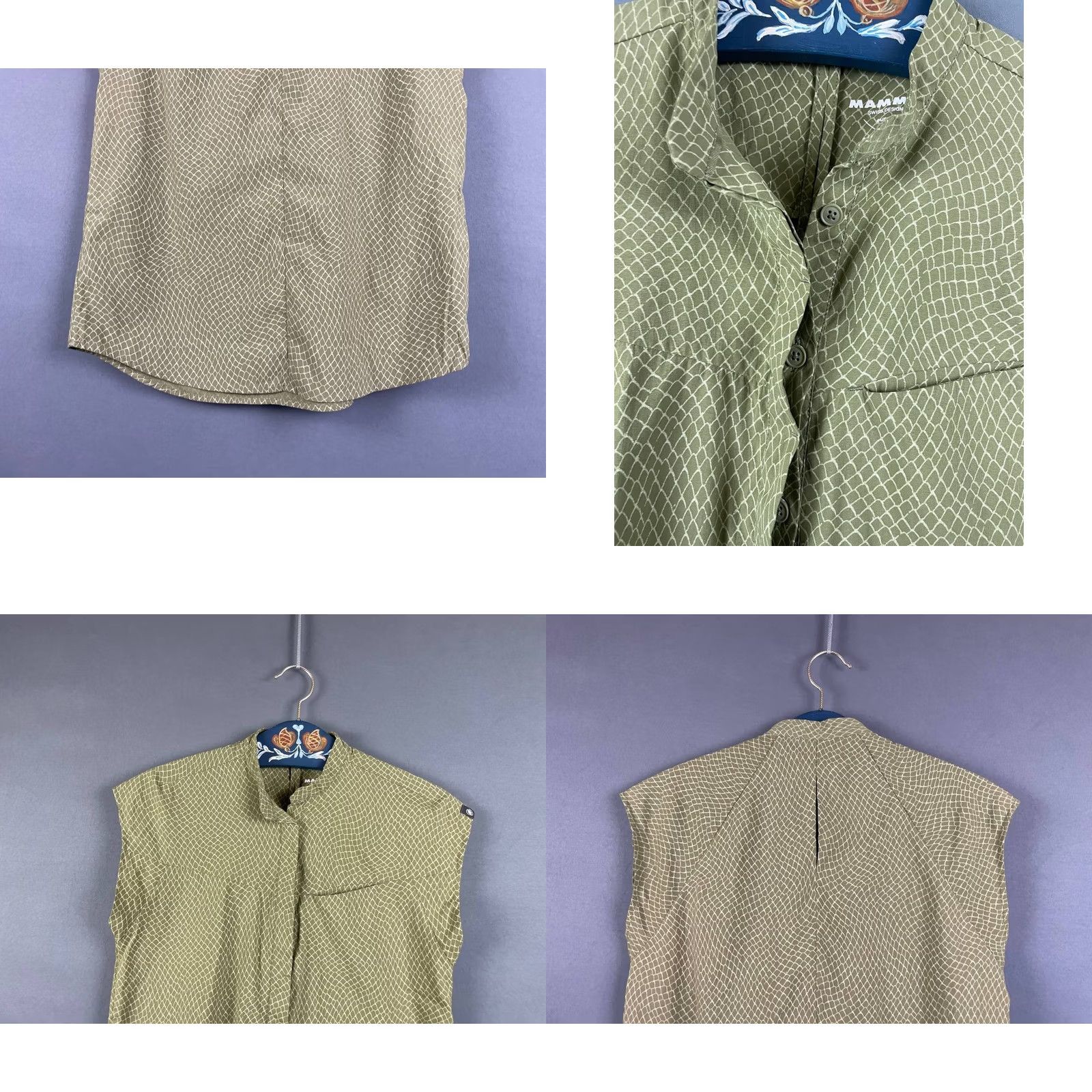 Mammut Mammut Womens Shirt Blouse XS Khaki Long Sleeve Collared Button Size XS / US 0-2 / IT 36-38 - 8 Thumbnail