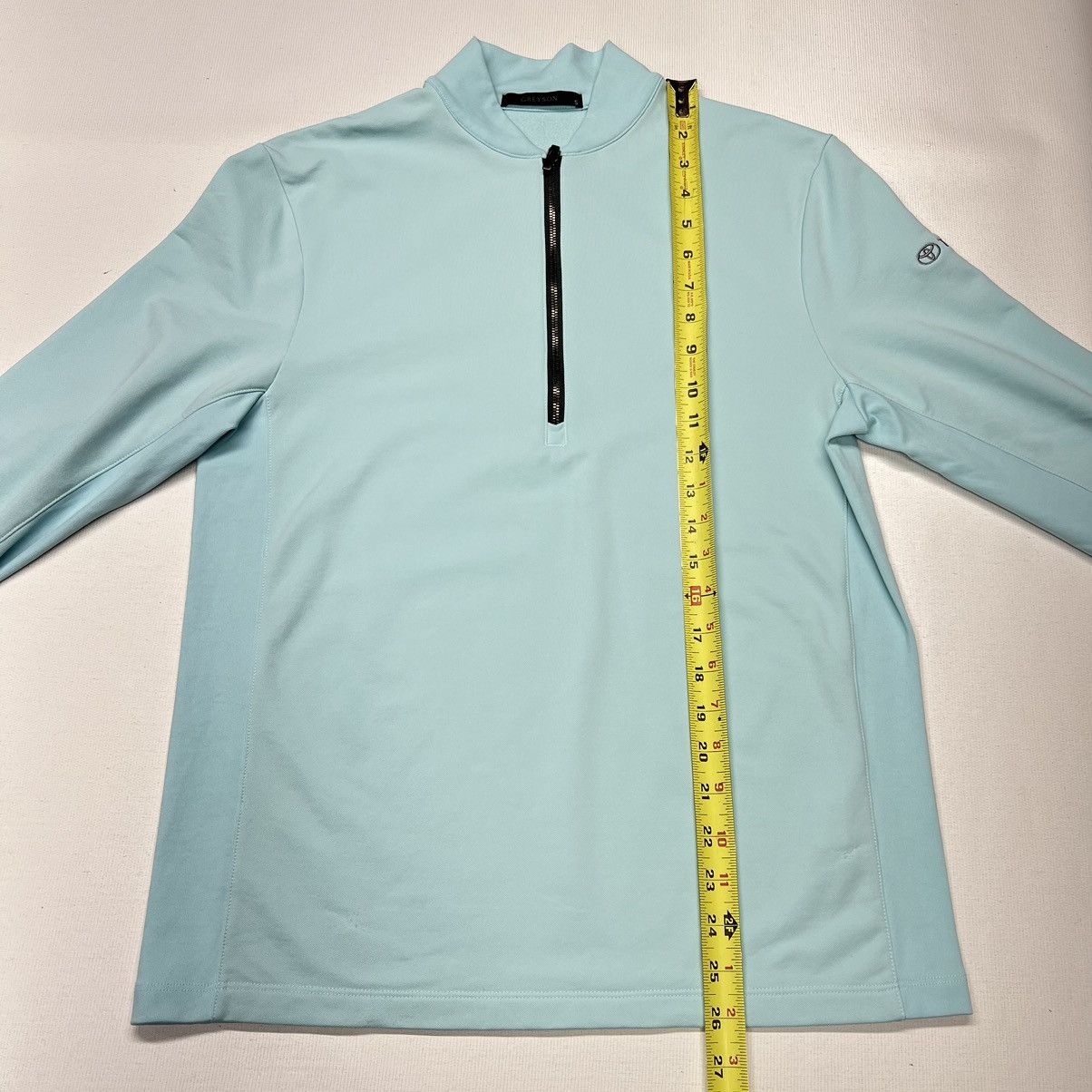 Other Greyson 1/4 Zip Sweater Blue Toyota Logo Knit Active Golf Size S / US 4 / IT 40 - 19 Thumbnail