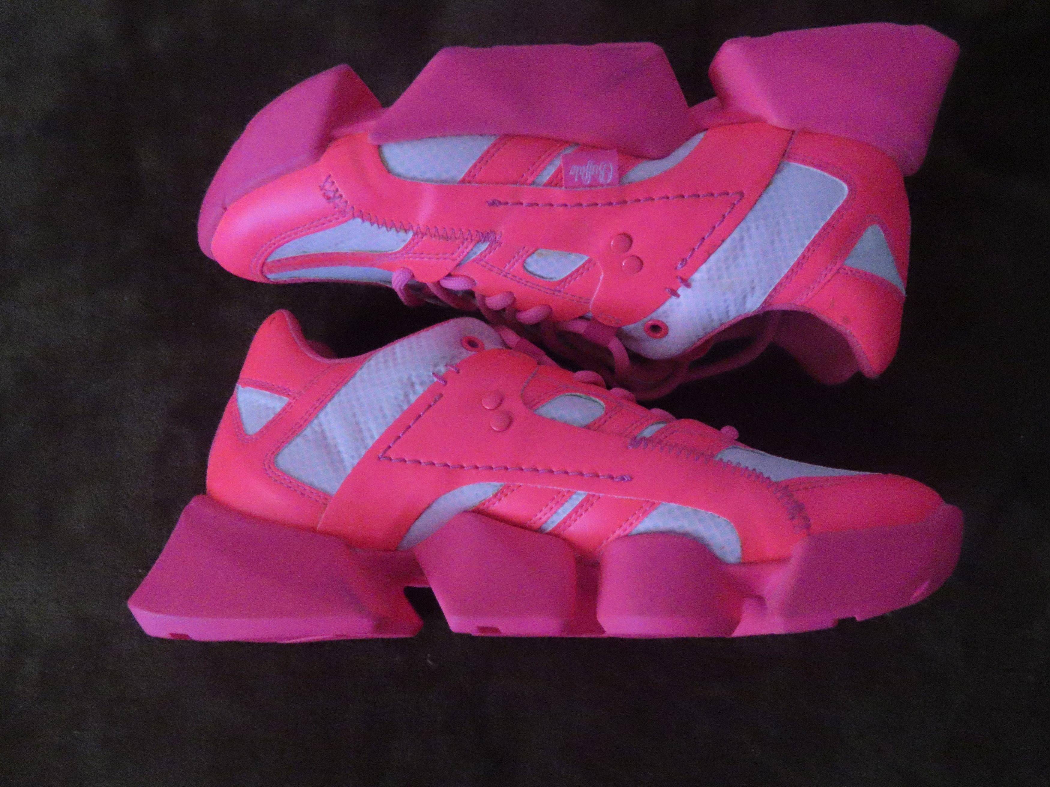 Buffalo London × Designer × Junya Watanabe Junya Watanabe Buffalo pink Low-Top Platform Sneaker Size US 9 / IT 39 - 5 Thumbnail