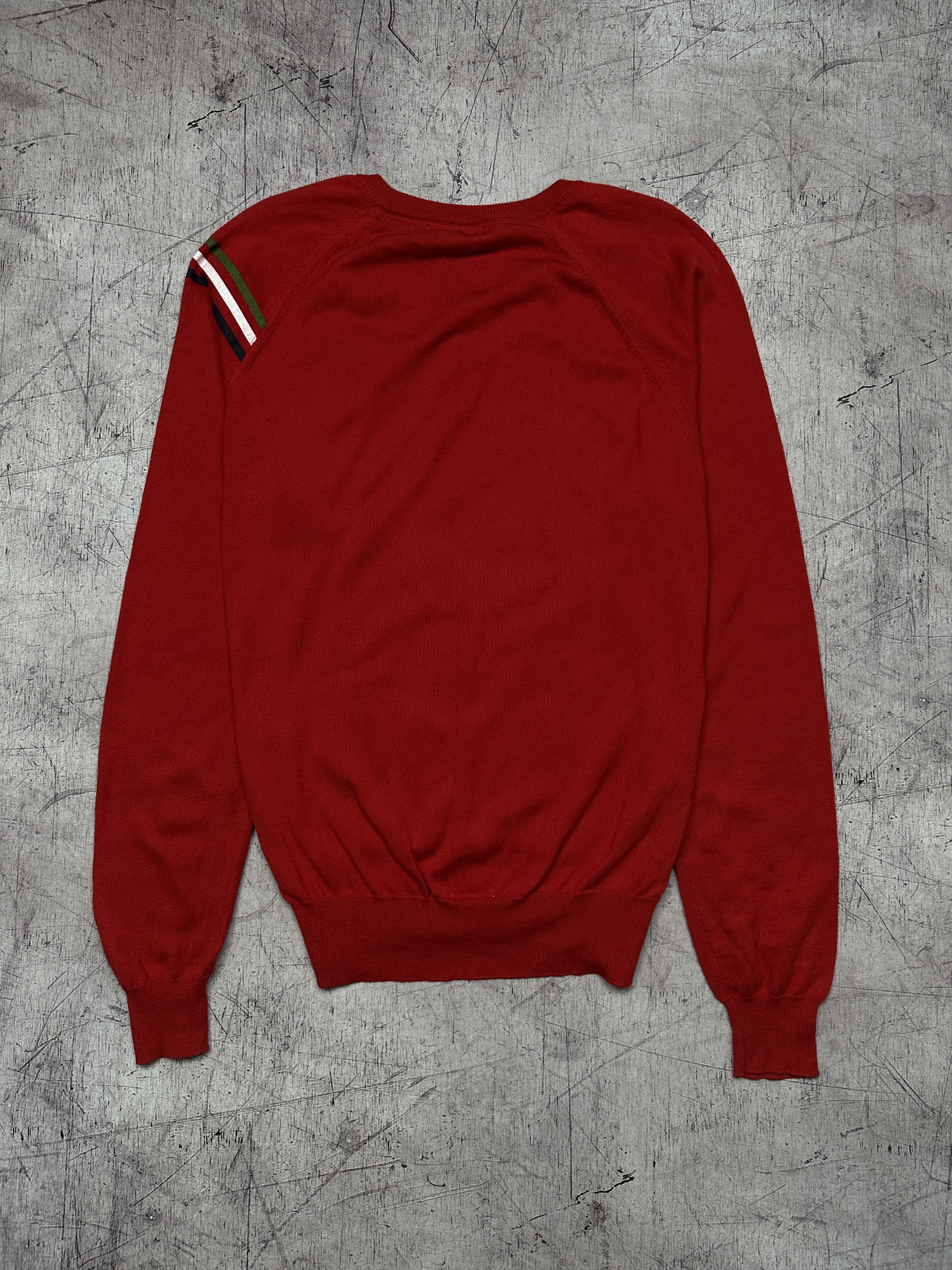 Ferrari Ferrari Vintage Mens V-Neck Sweater Size US L / EU 52-54 / 3 - 7 Thumbnail