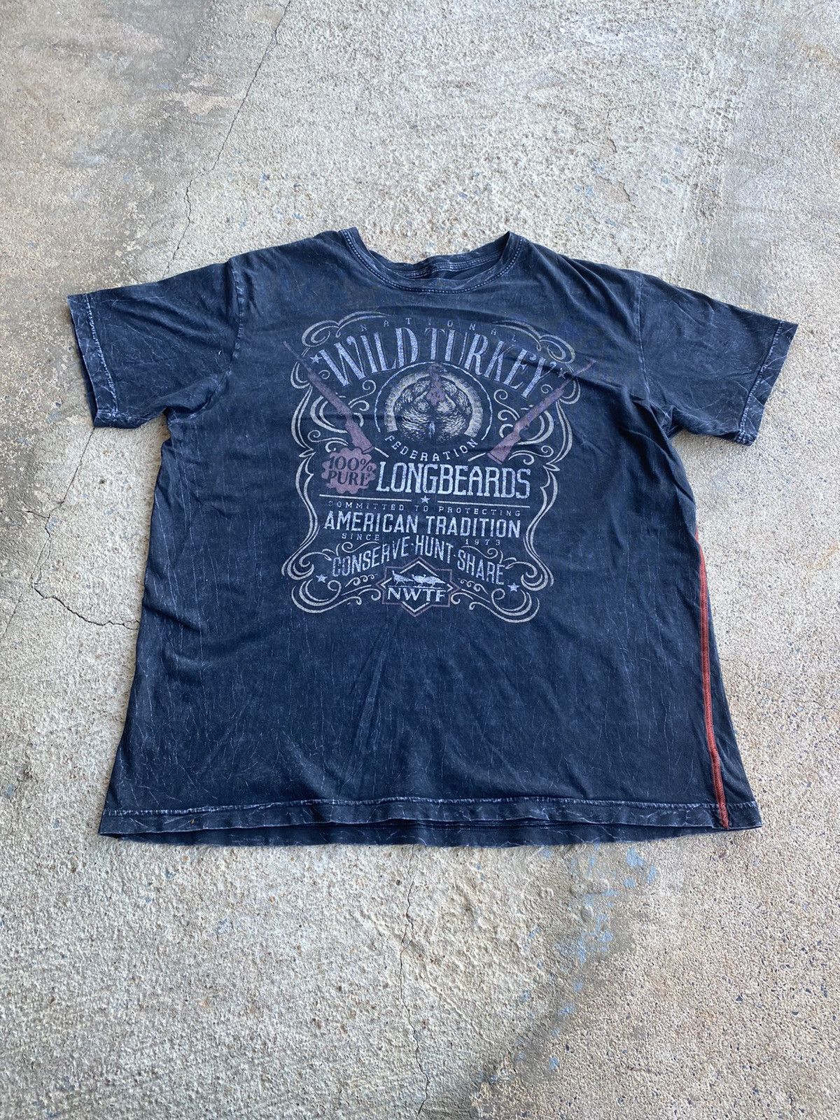 Affliction × Japanese Brand × Vintage Vintage Y2K Affliction Wild Turkey Shirt Size US M / EU 48-50 / 2 - 1 Thumbnail