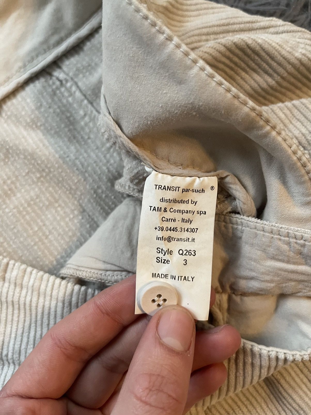 Transit Transit par-such corduroy wide leg parachute pants Size US 30 / EU 46 - 10 Thumbnail