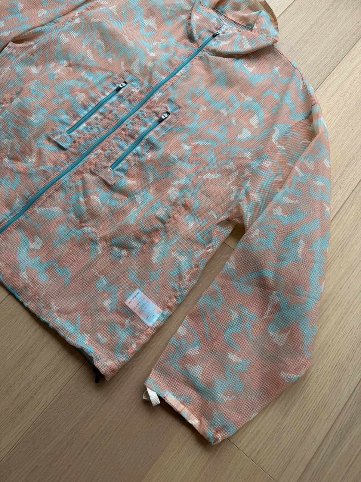 Japanese Brand GEEK OUT STORE Mesh Camo Jacket V1 Orange Blue Large Size US L / EU 52-54 / 3 - 4 Thumbnail