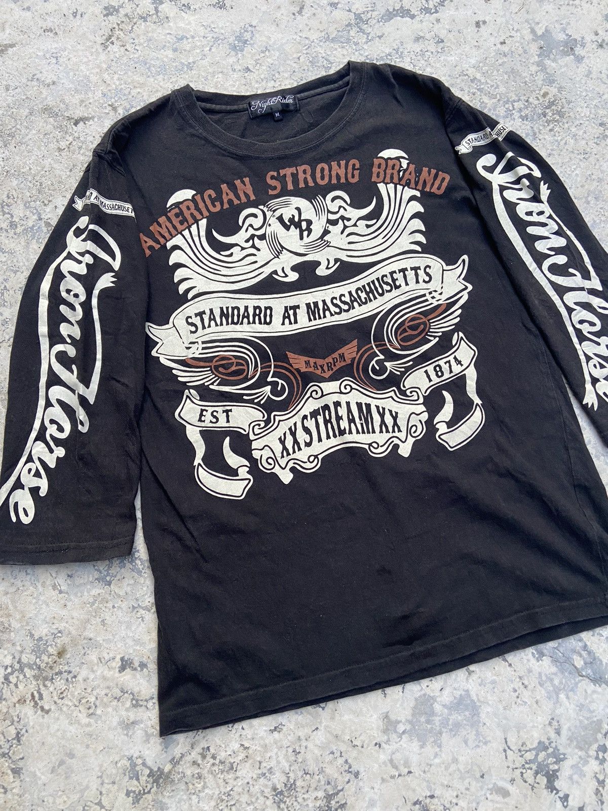 Hysteric Glamour × If Six Was Nine × Japanese Brand 2000s night rider reglan street fight club long sleeve Size US S / EU 44-46 / 1 - 5 Thumbnail