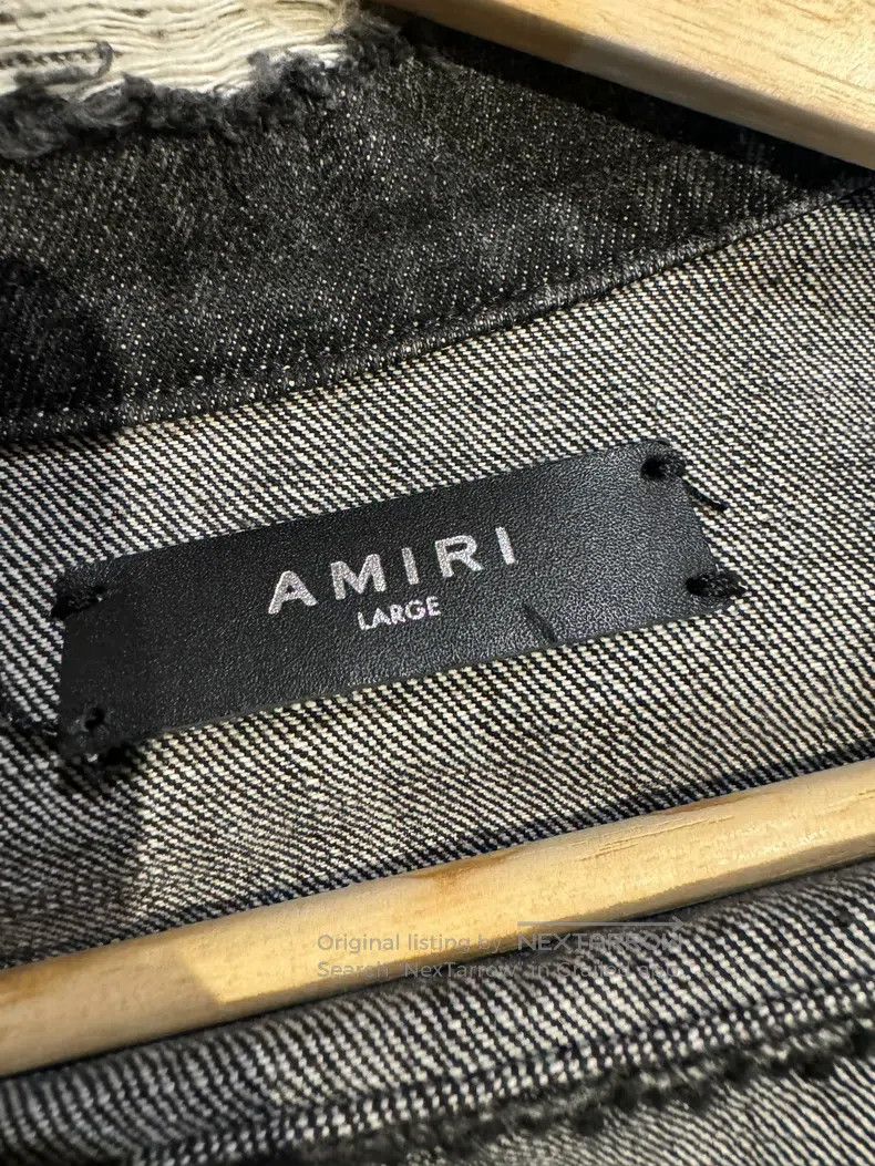 Amiri Amiri Size L denim jacket Size US L / EU 52-54 / 3 - 4 Thumbnail