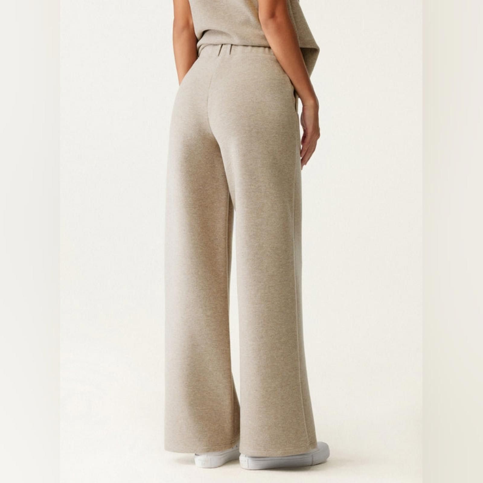 Designer OGL FuzzLuxe High Waisted Straight Leg Pull On Pant Size 28" / US 6 / IT 42 - 7 Thumbnail