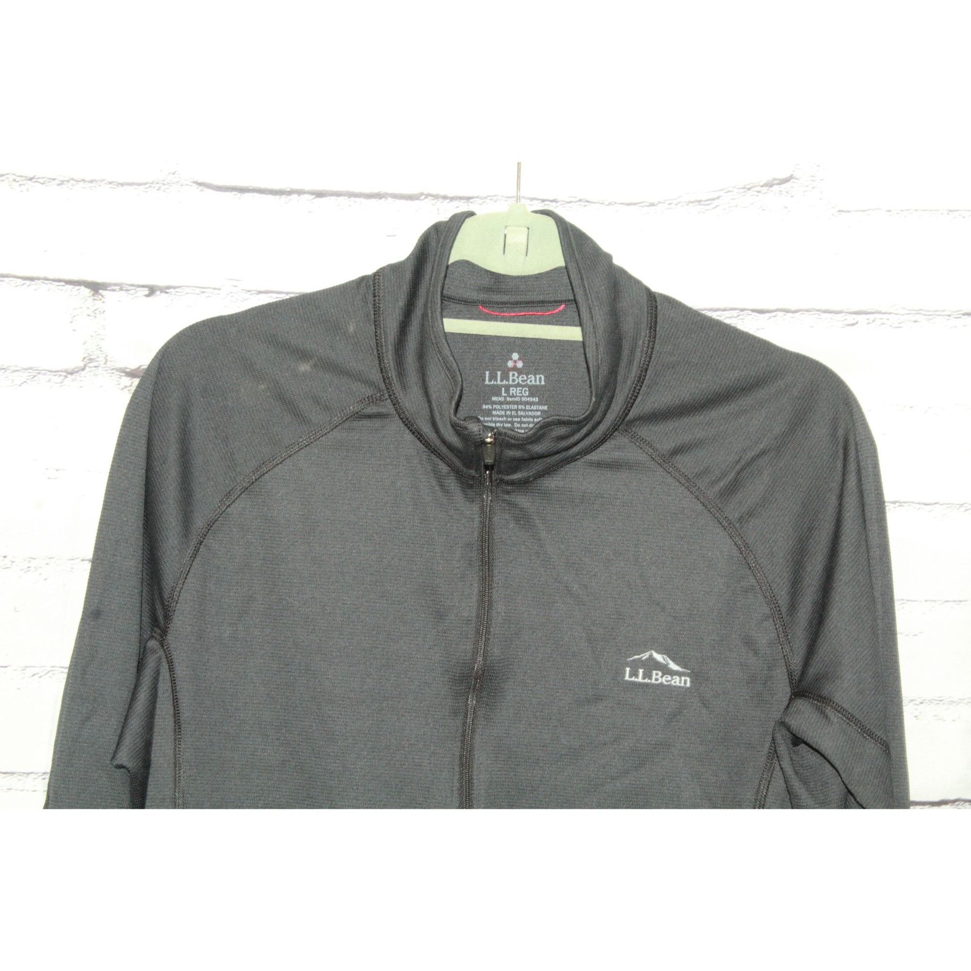 L.L. Bean LL Bean Men's Midweight Base Layer Quarter Zip Black Stretch Size US L / EU 52-54 / 3 - 2 Thumbnail