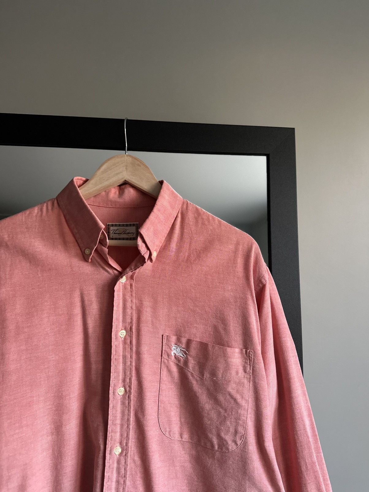 Burberry Thomas Burberry Vintage Button Up Shirt Size US L / EU 52-54 / 3 - 2 Thumbnail