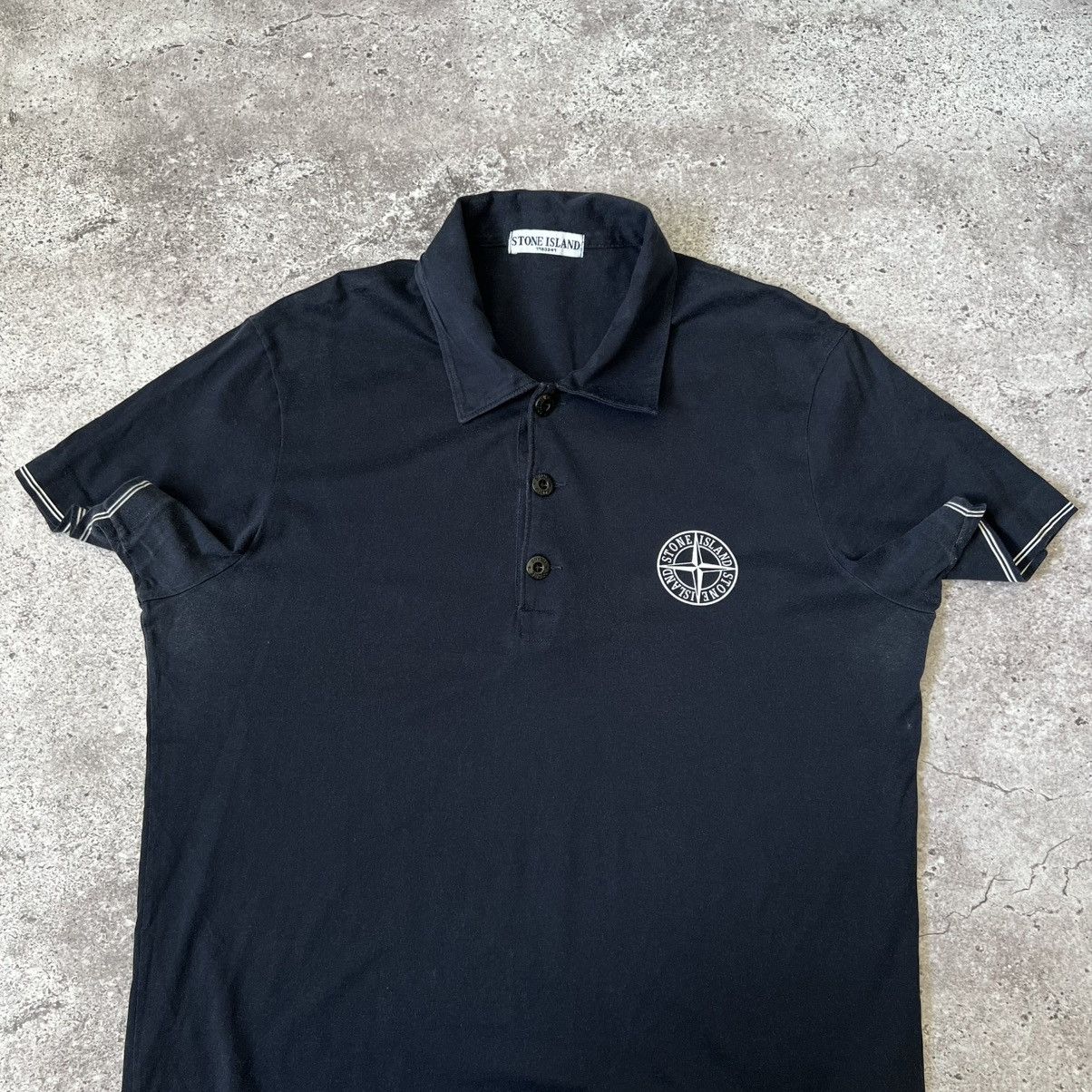 Stone Island Stone Island Vintage 2008 Compass Logo Polo Shirt XL Size US L / EU 52-54 / 3 - 5 Thumbnail