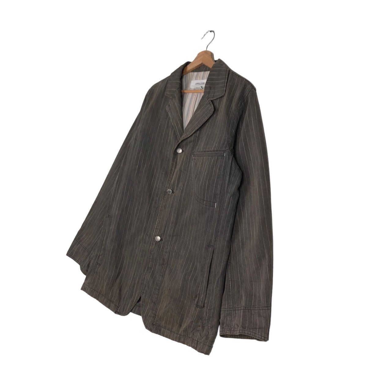 Japanese Brand 🔥Vtg Hikory Chore Jacket Jungle Storm Issey Miyake Japan Size US L / EU 52-54 / 3 - 2 Thumbnail
