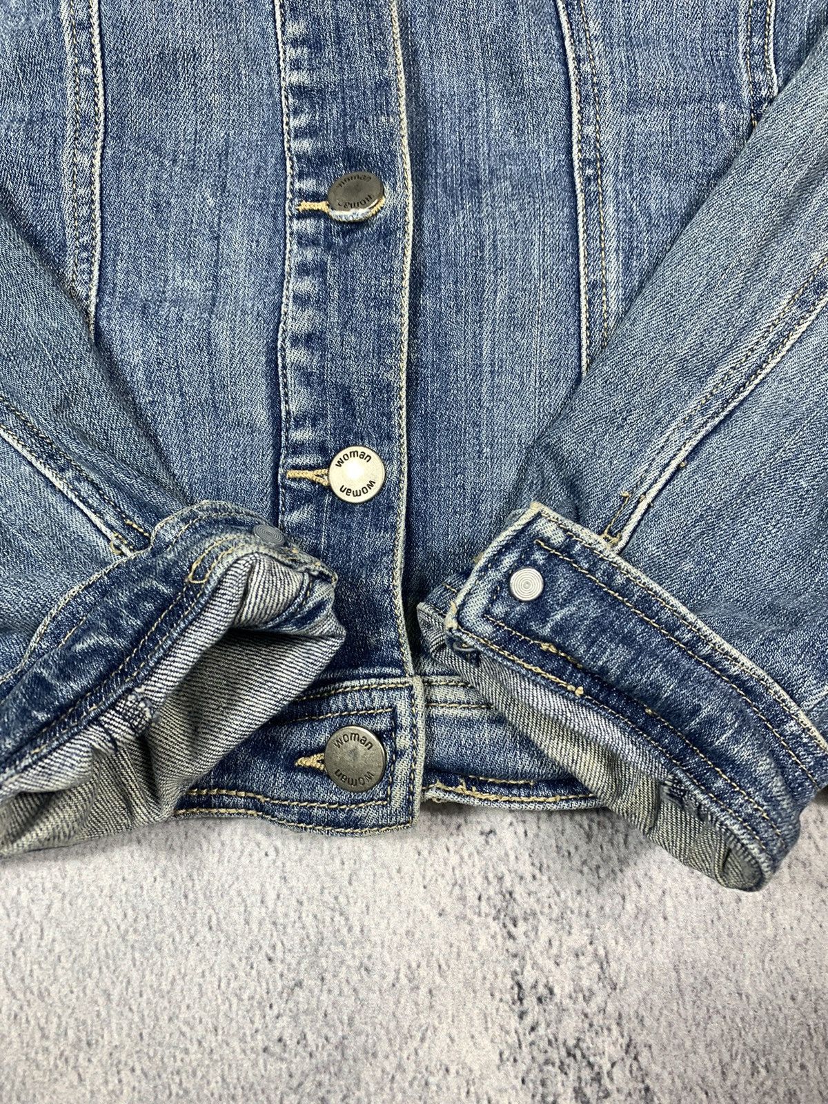 Japanese Brand × Vintage Vintage Y2K Japanese Denim Jacket jeans retro style Size M / US 6-8 / IT 42-44 - 2 Thumbnail