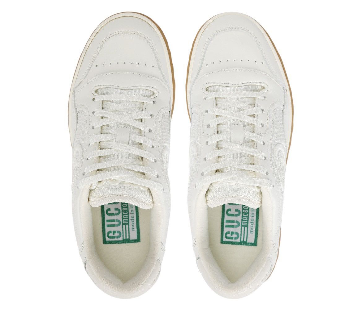 Gucci Gucci MAC80 Low Top Leather Skateboard Sneakers Size US 10.5 / IT 40.5 - 3 Thumbnail
