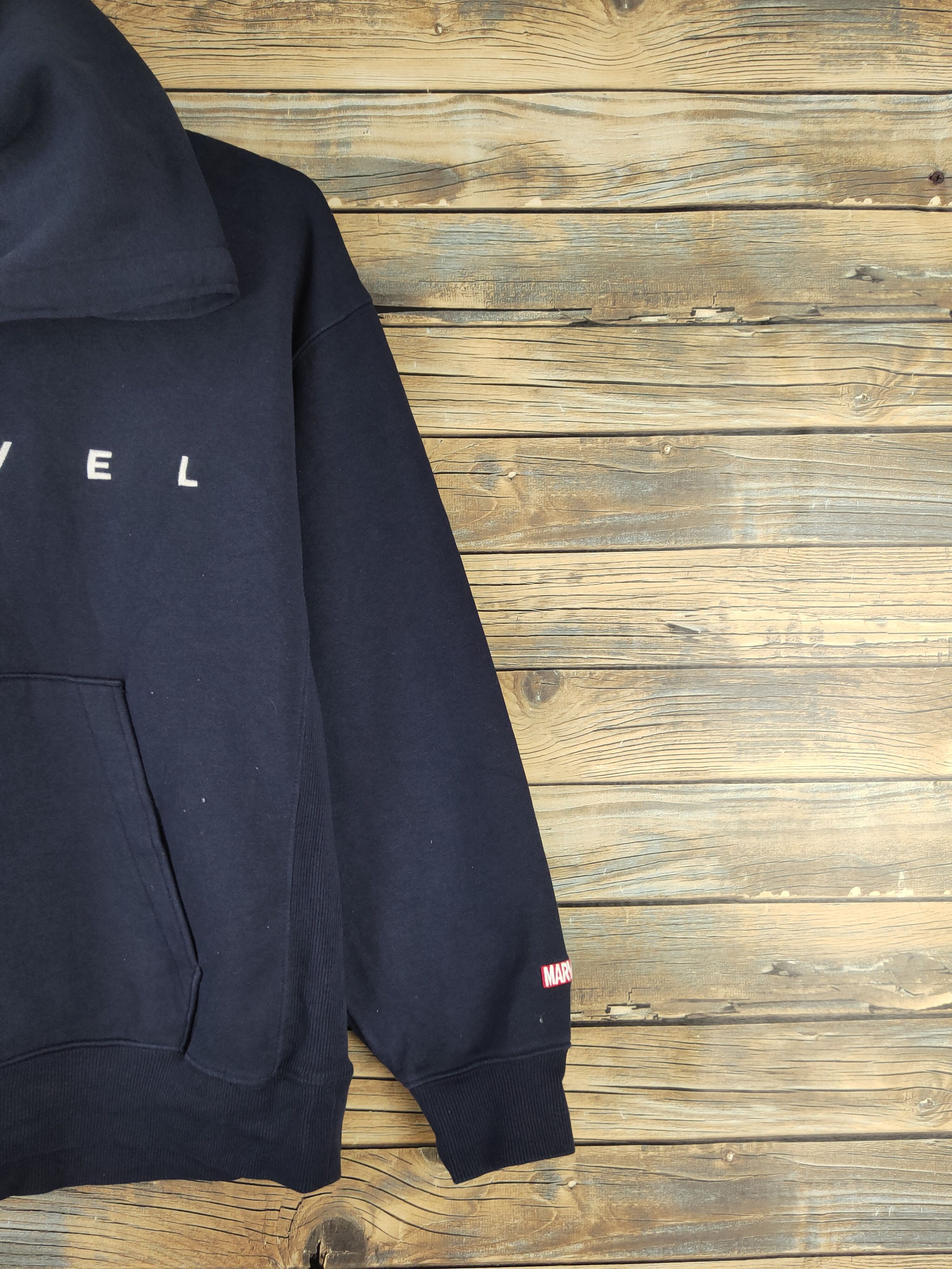 Marvel Comics DL GU Marvel Comics Navy Hoodie Sweatshirts #1968 Size US S / EU 44-46 / 1 - 5 Thumbnail