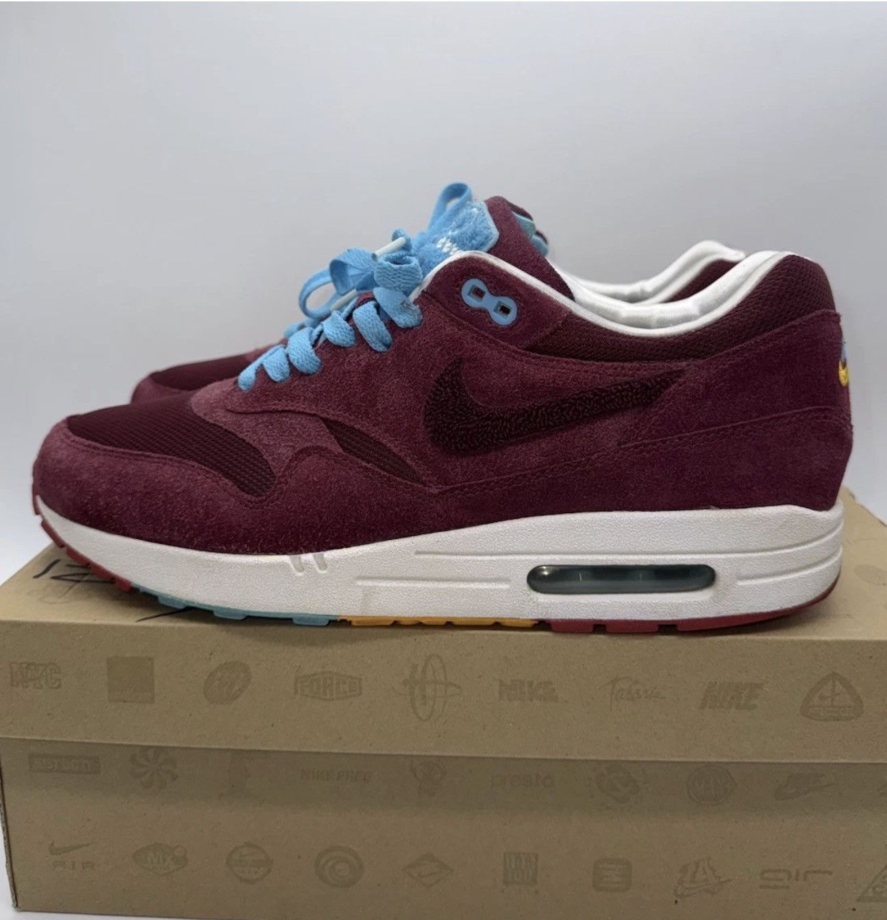 Nike × Parra Nike Air Max 1 Premium Patta x Parra Cherrywood SZ 10.5 US Size US 10.5 / EU 43-44 - 2 Thumbnail