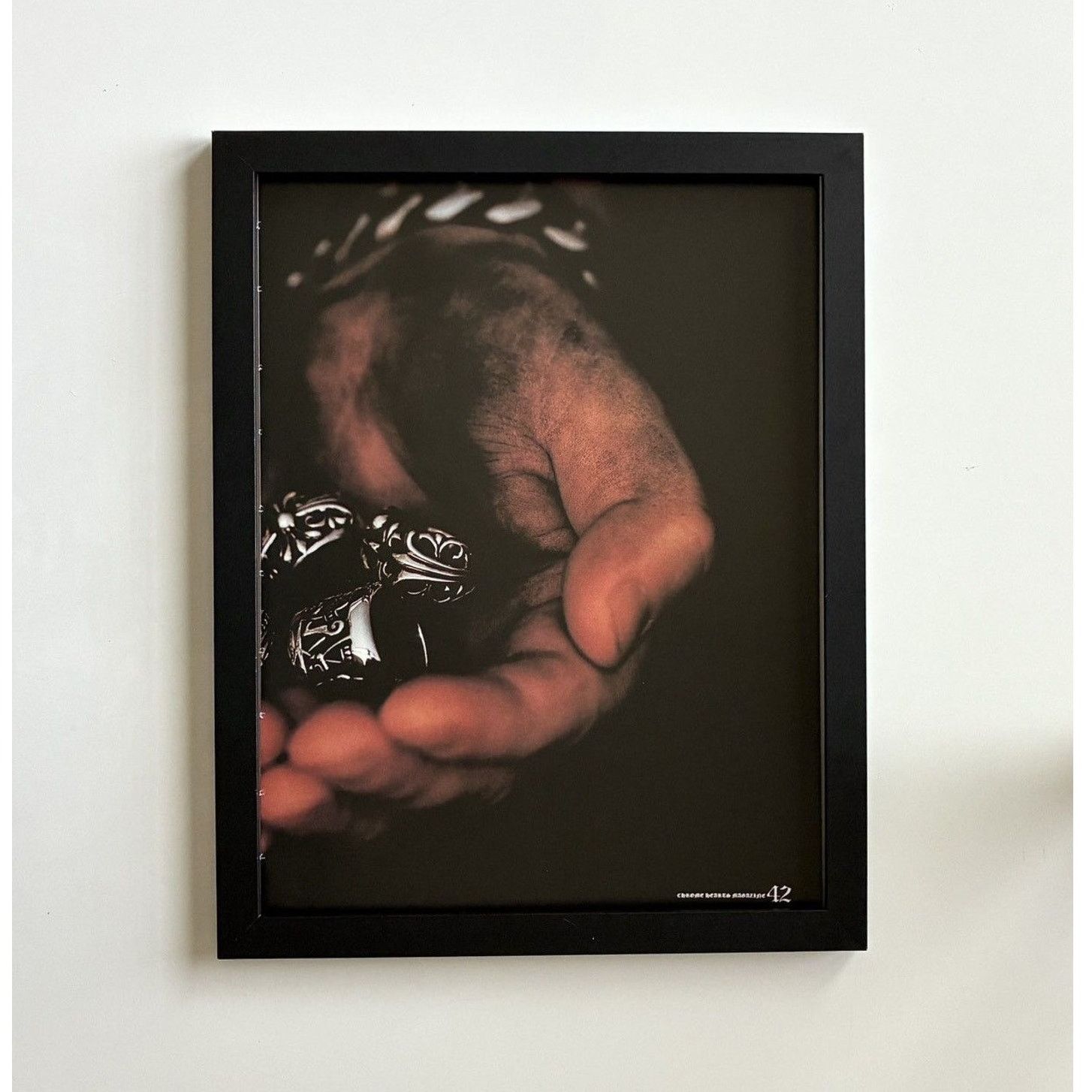 Chrome Hearts × Japanese Brand × Vintage Chrome Hearts rings photo Framed poster 9x11 Size ONE SIZE - 1 Thumbnail