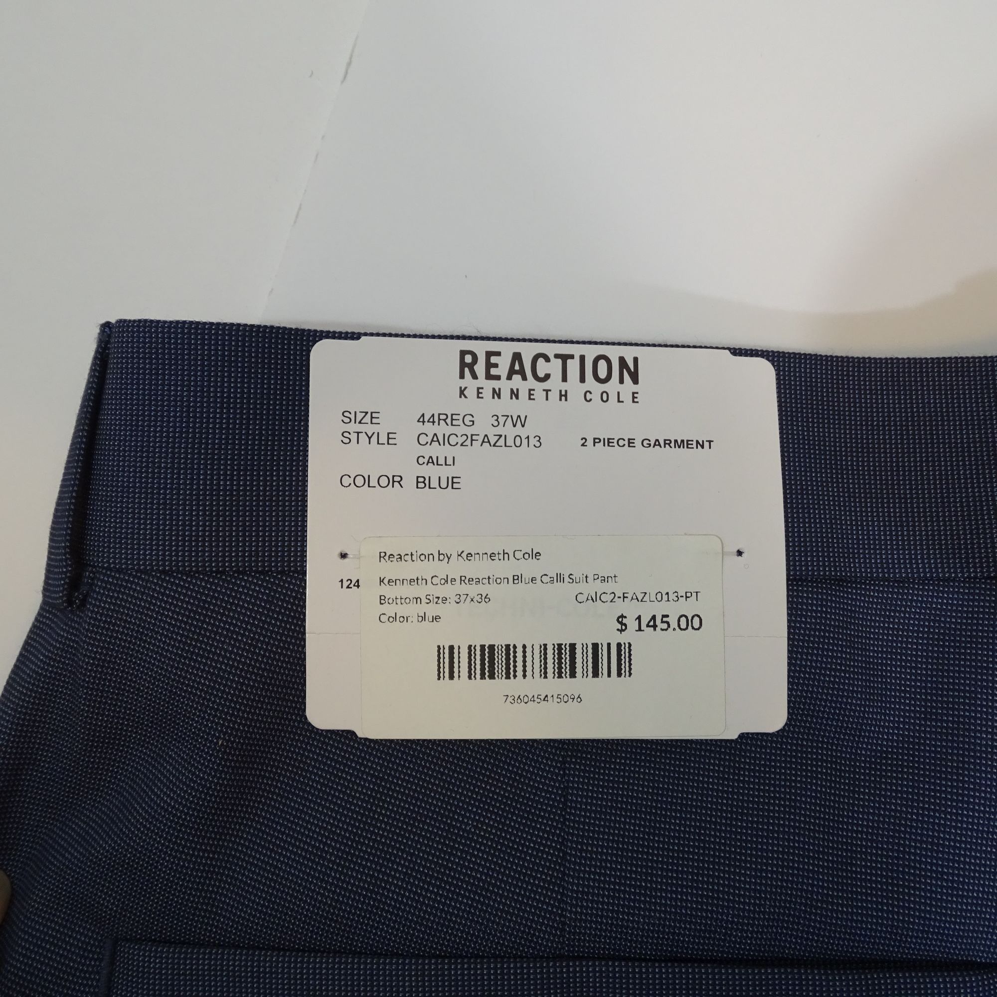 Kenneth Cole Kenneth Cole Reaction Slim Fit Suit Dress Pants Men Size 37 Size US 37 - 5 Thumbnail