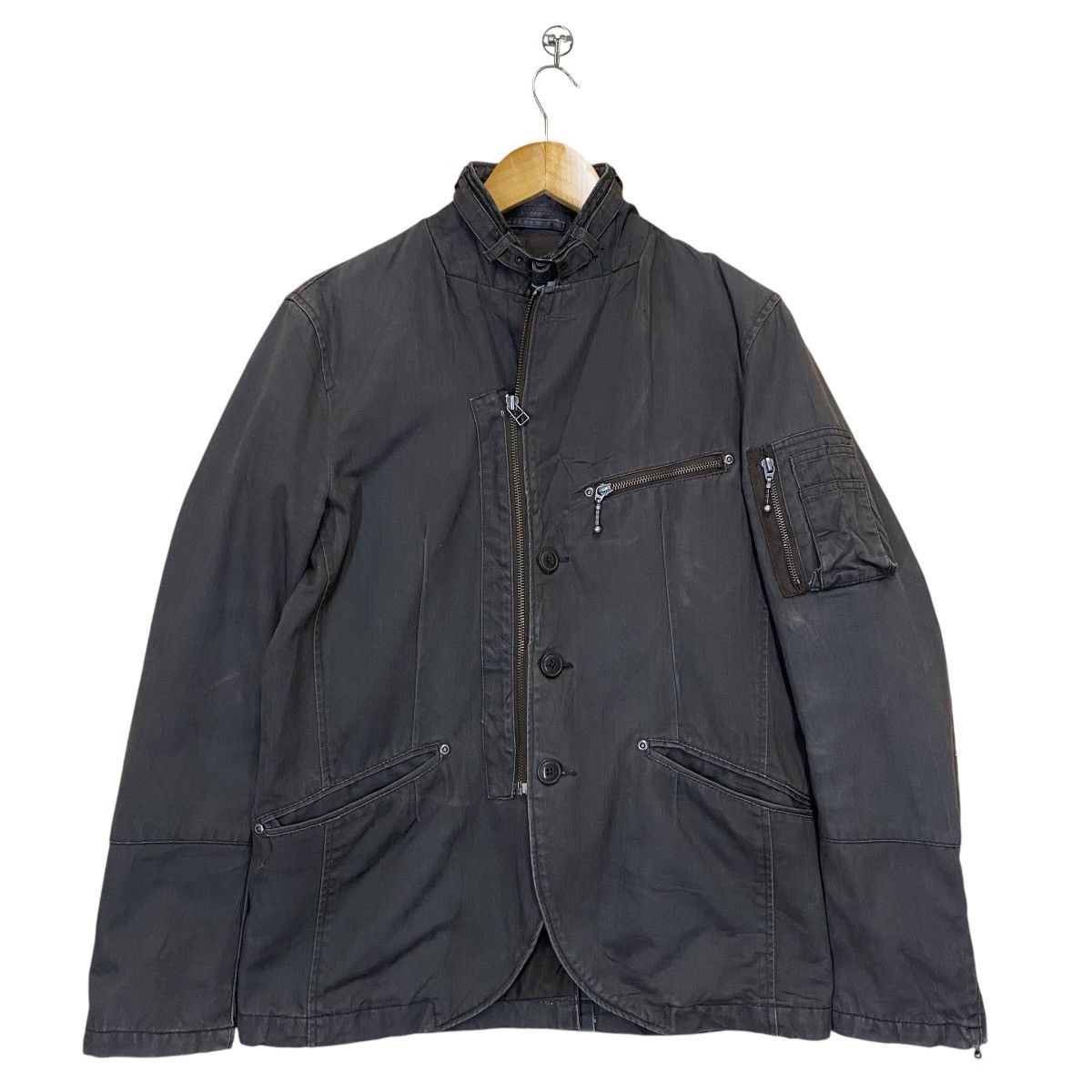 If Six Was Nine × Japanese Brand × Vintage URBAN FUNCION DESIGN LGB IF SIX WAS NINE ZIPPER JACKET Size US M / EU 48-50 / 2 - 1 Thumbnail