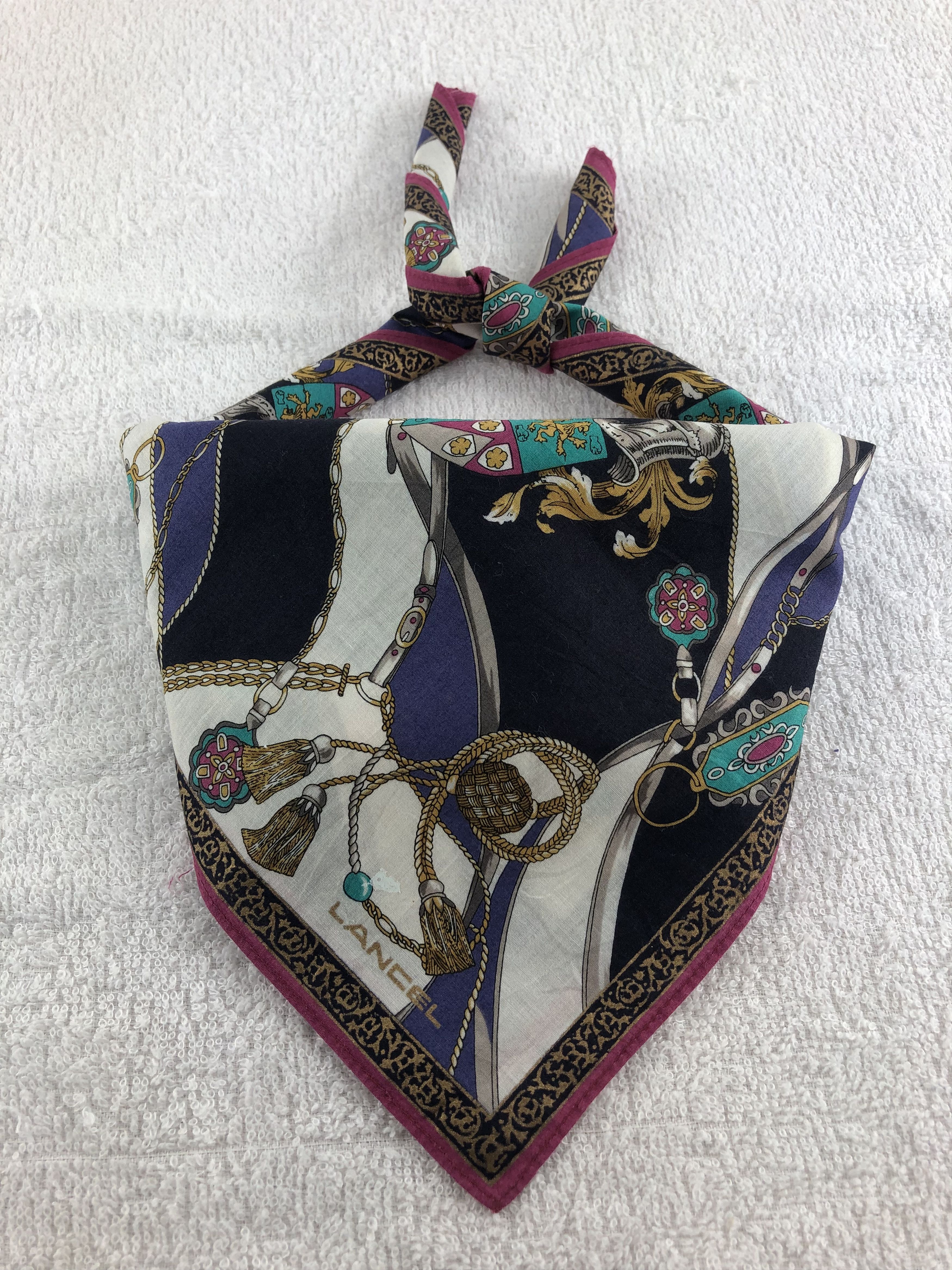Lancel Lancel Handkerchief / Bandana / Neckerchief C315 Size ONE SIZE - 1 Thumbnail