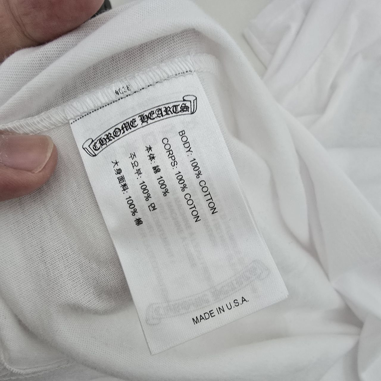 Chrome Hearts CHROME HEARTS Camo Tshirt White Size US M / EU 48-50 / 2 - 13 Thumbnail