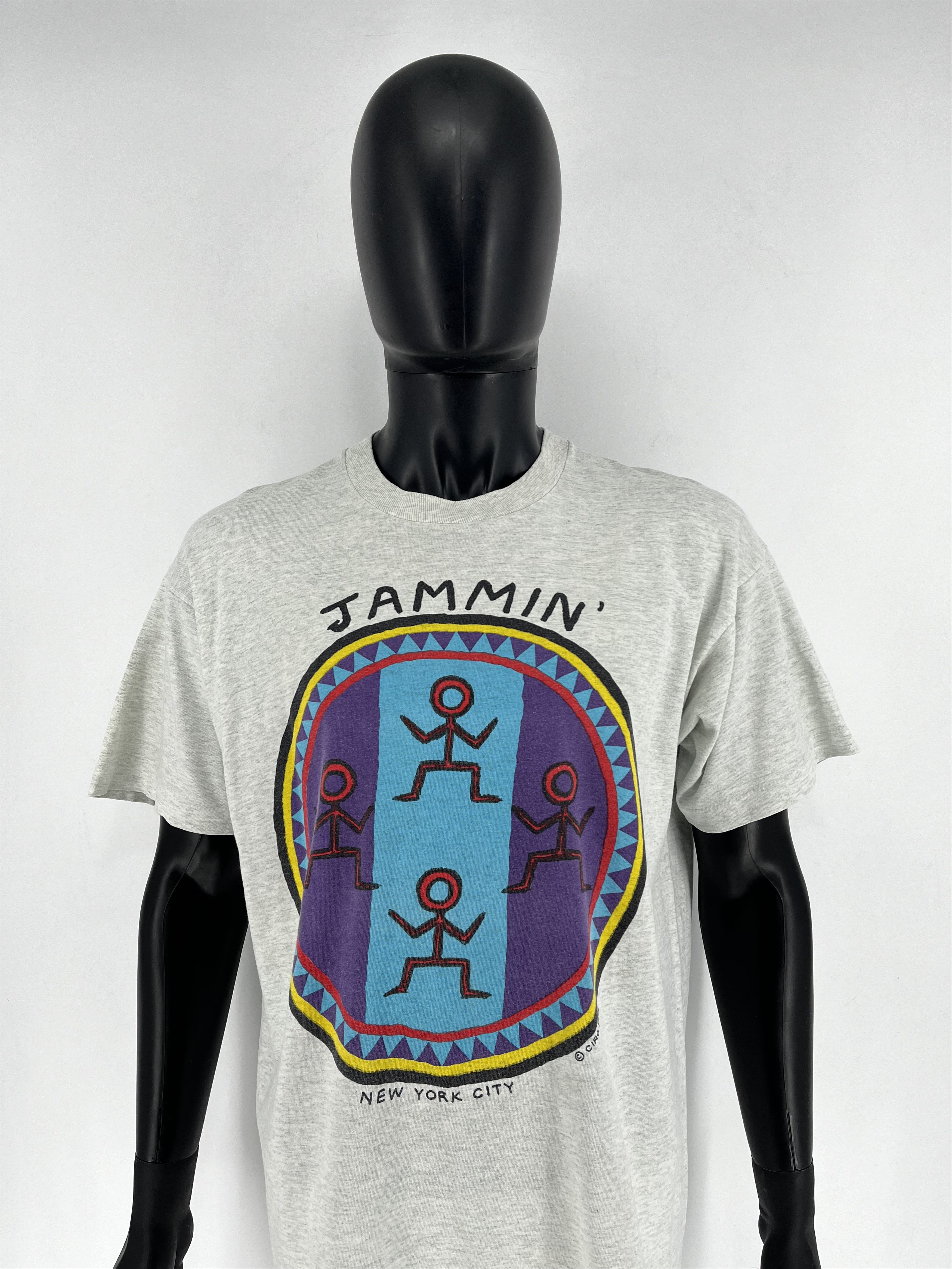 Vintage Vintage 90s Reggae Style Jammin New York City Ciro1992 Size US XL / EU 56 / 4 - 1 Thumbnail