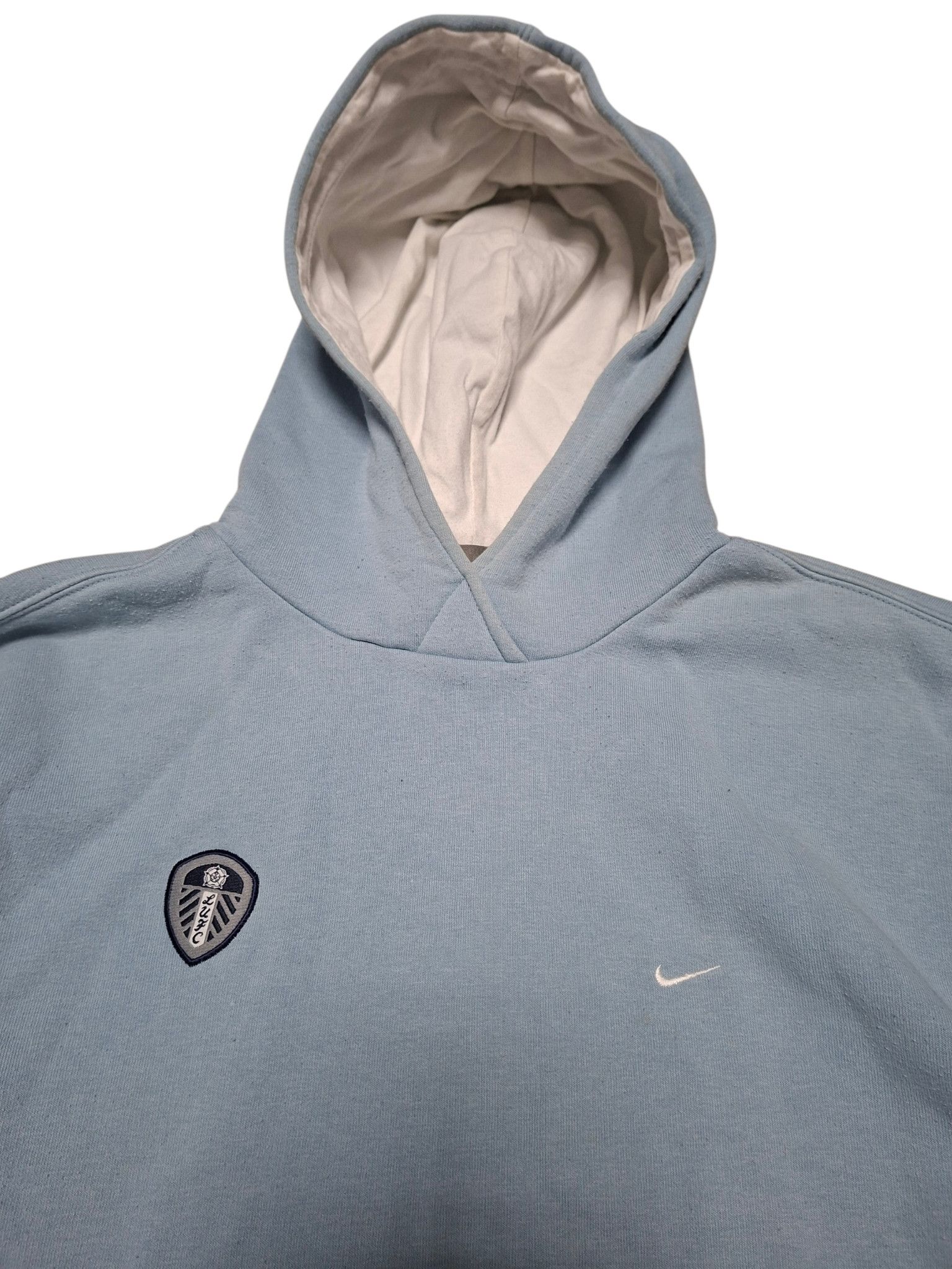 Nike LEEDS UNITED NIKE VINTAGE 2002 SKY BLUE SOCCER HOODIE Size US S / EU 44-46 / 1 - 2 Thumbnail
