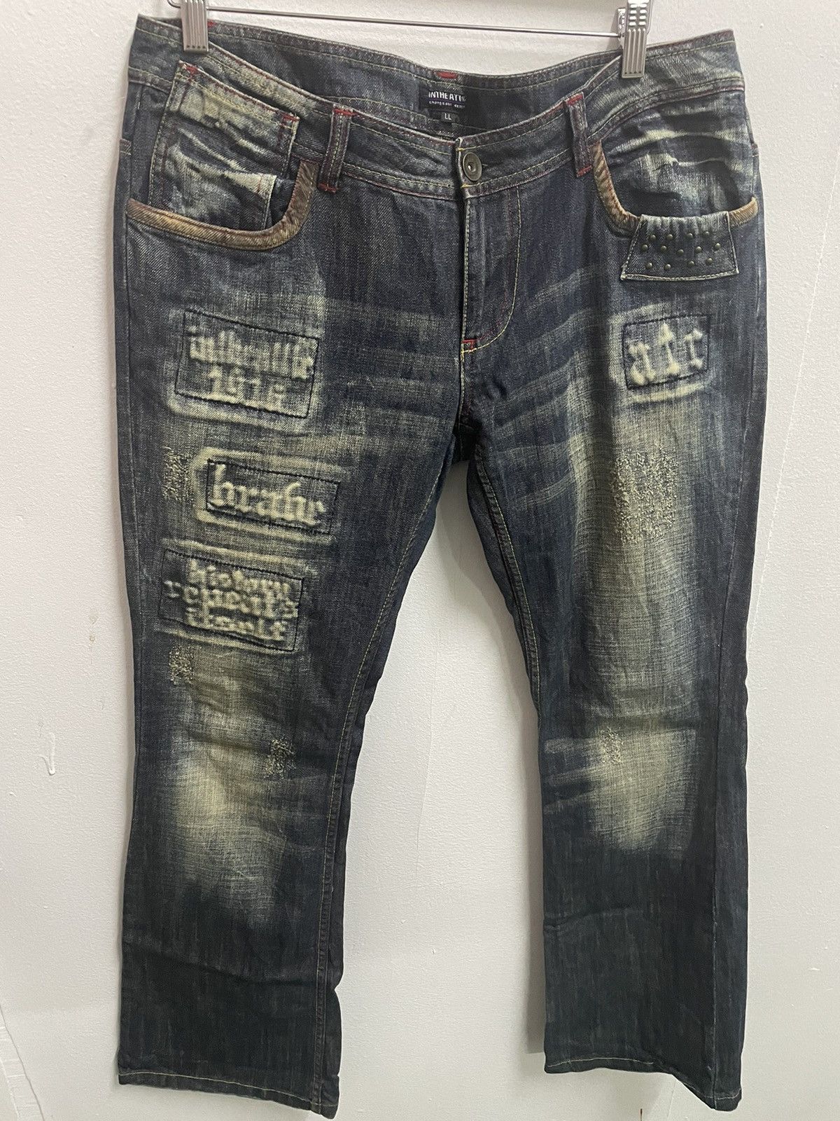 In The Attic Distressed In The Attic Flair Cut Jeans Size US 38 / EU 54 - 1 Thumbnail