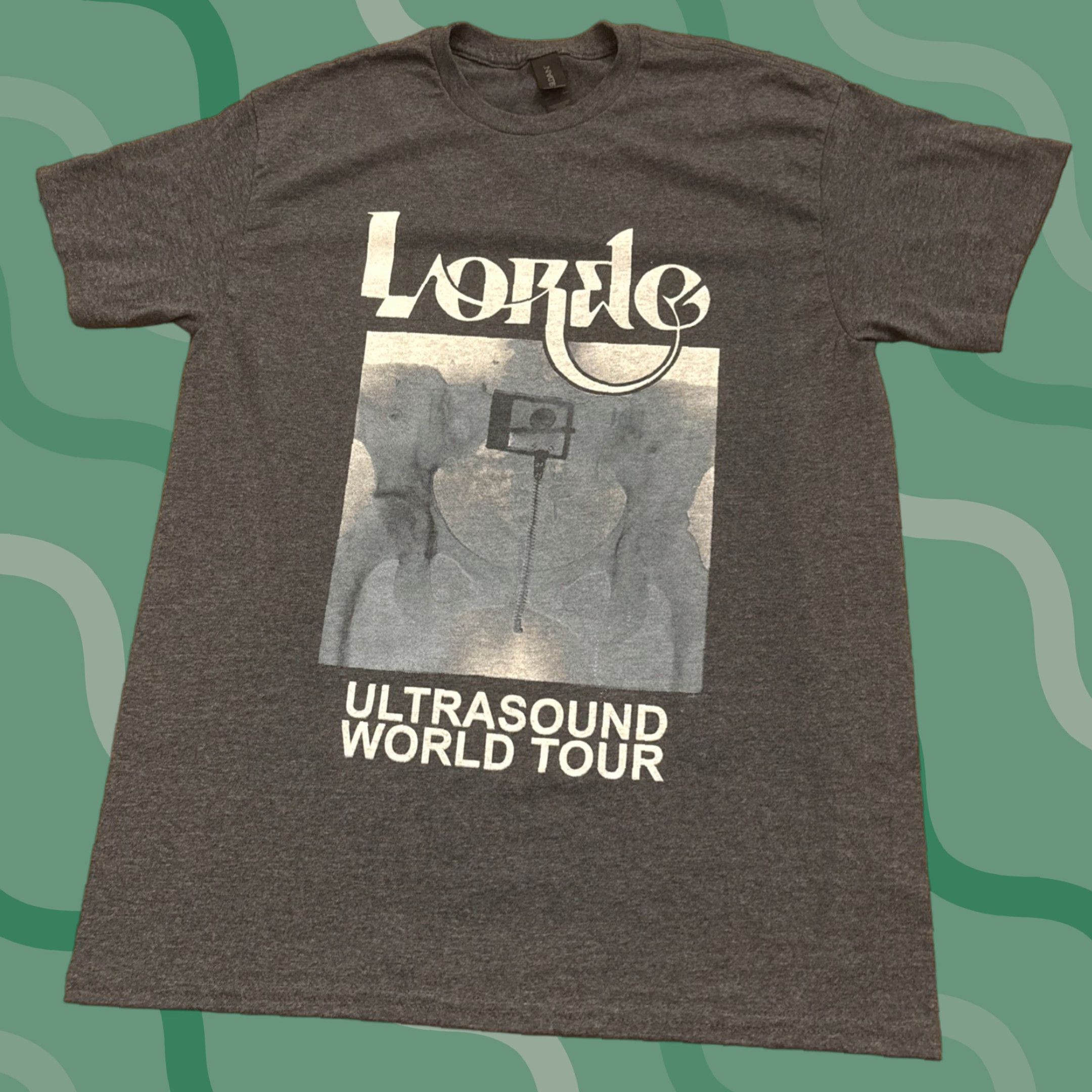 Lorde Ultrasound World Tour 2025 T Shirt Gray M Men L Gildan T-Shirt