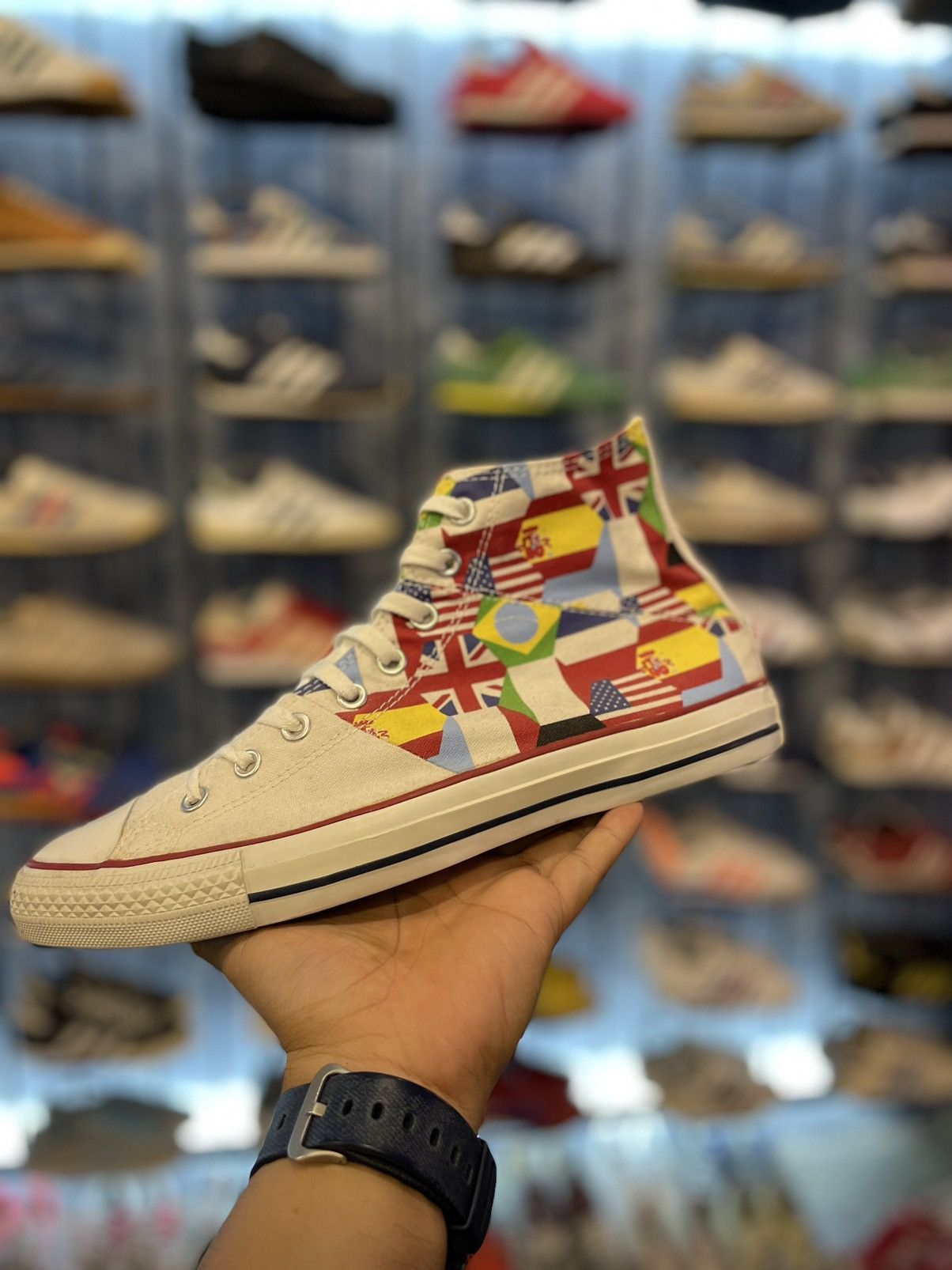 Converse Converse All Star Unisex All Nations Flags World Size US 10 / EU 43 - 2 Thumbnail